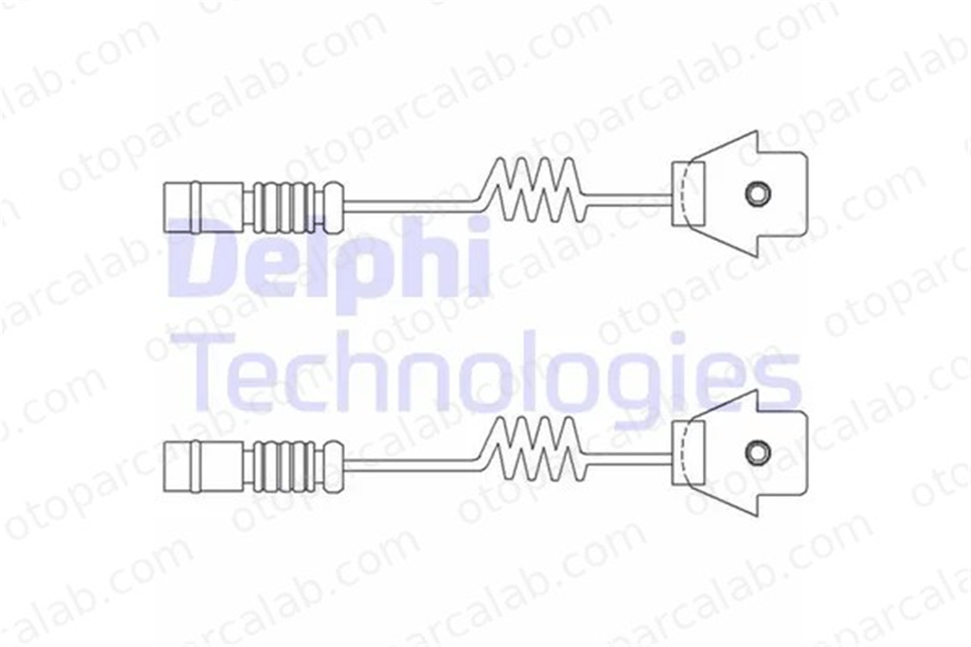 DELPHI LZ0111 Balata İkaz Kablosu Ön MERCEDES-BENZ 124 Sedan 124 T-Model A2015400317 1265400617