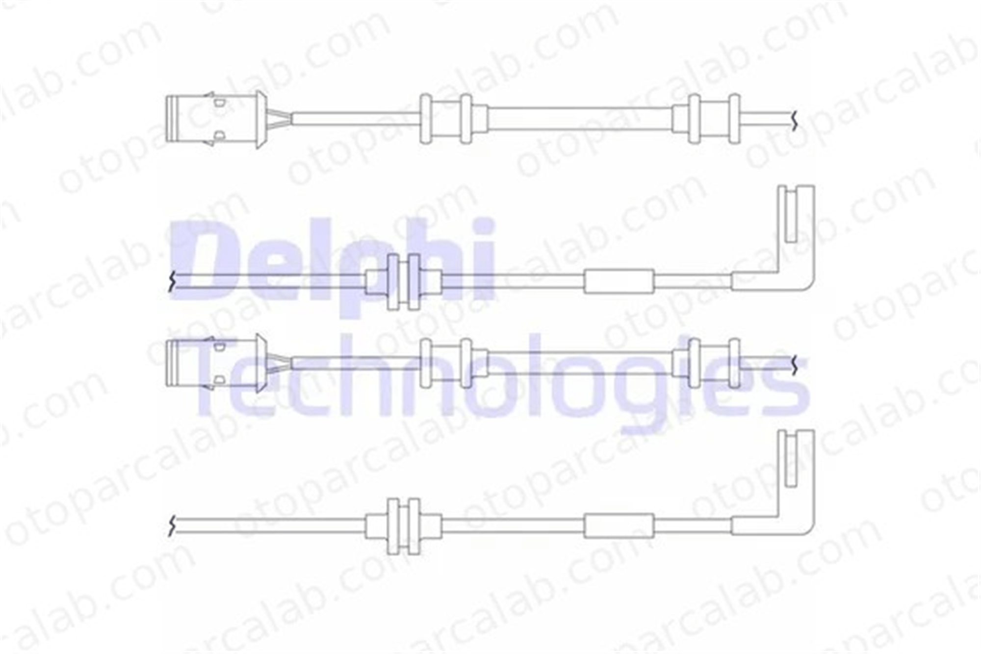 DELPHI LZ0148 Balata İkaz Kablosu Ön OPEL VECTRA B Station wagon VECTRA B 6238389 90497052