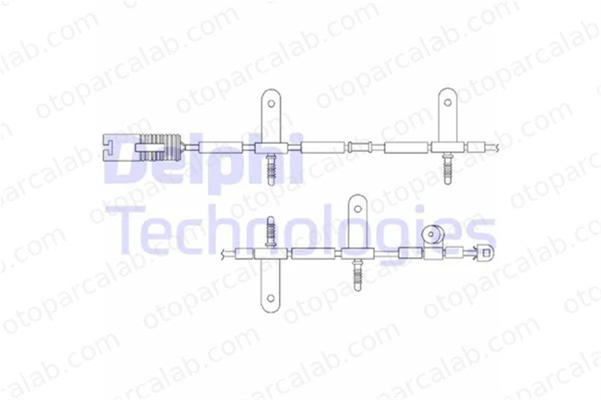 DELPHI LZ0165 Balata İkaz Kablosu Arka MINI MINI MINI Cabrio LZ0165 34356761448
