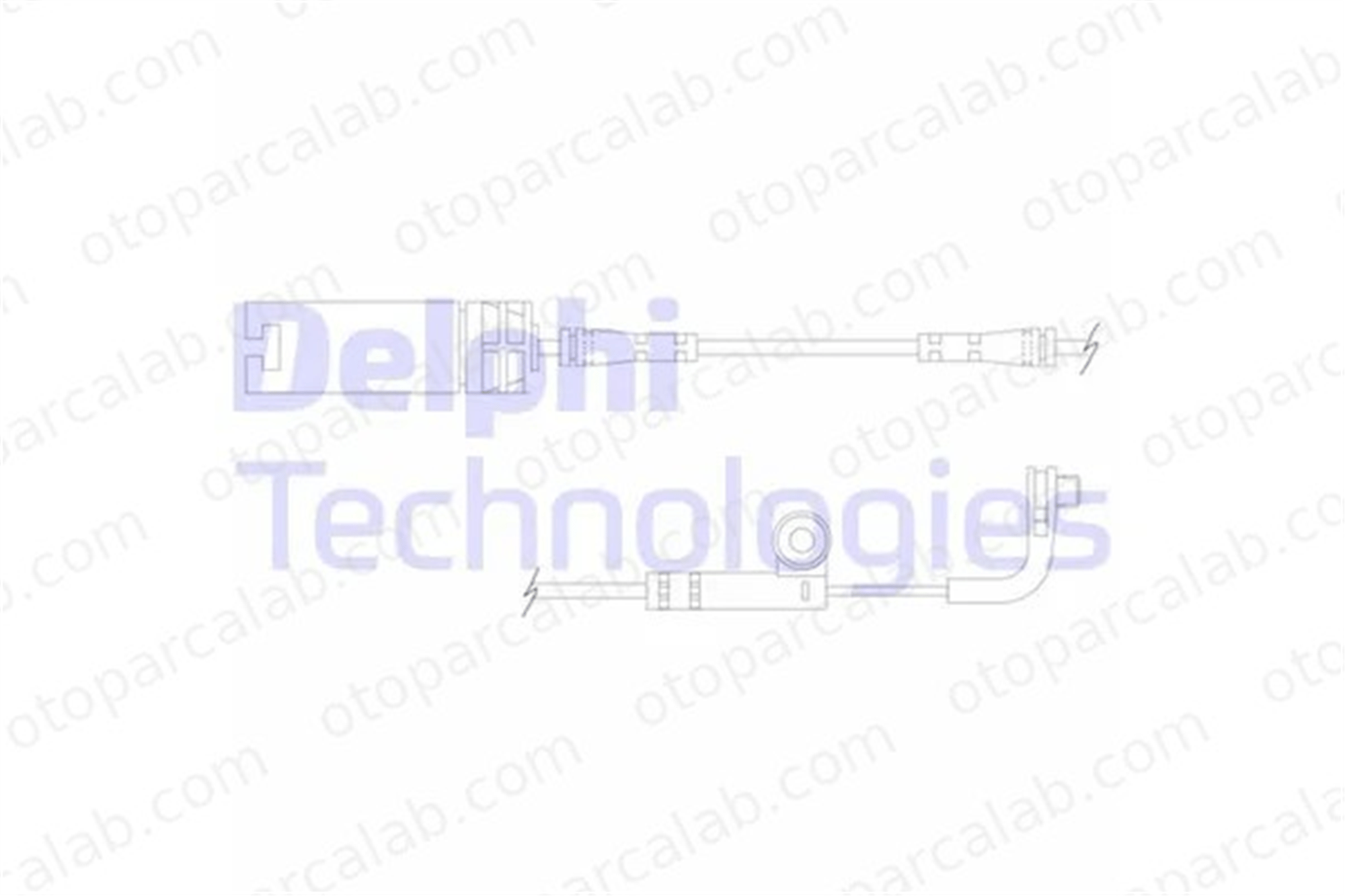 DELPHI LZ0170 Balata İkaz Kablosu Ön BMW 5 5 Touring LZ0170 34356764298