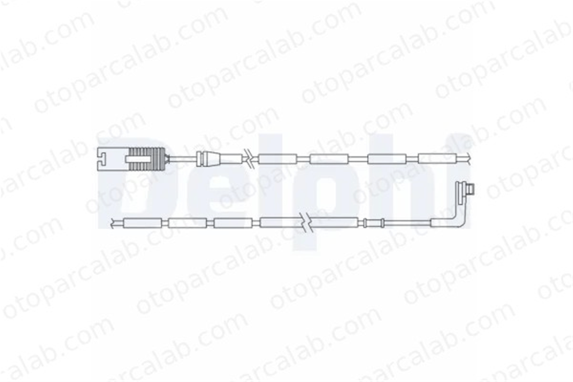 DELPHI LZ0177 Balata İkaz Kablosu Arka BMW 3 Touring 3 34356762253 34356789445