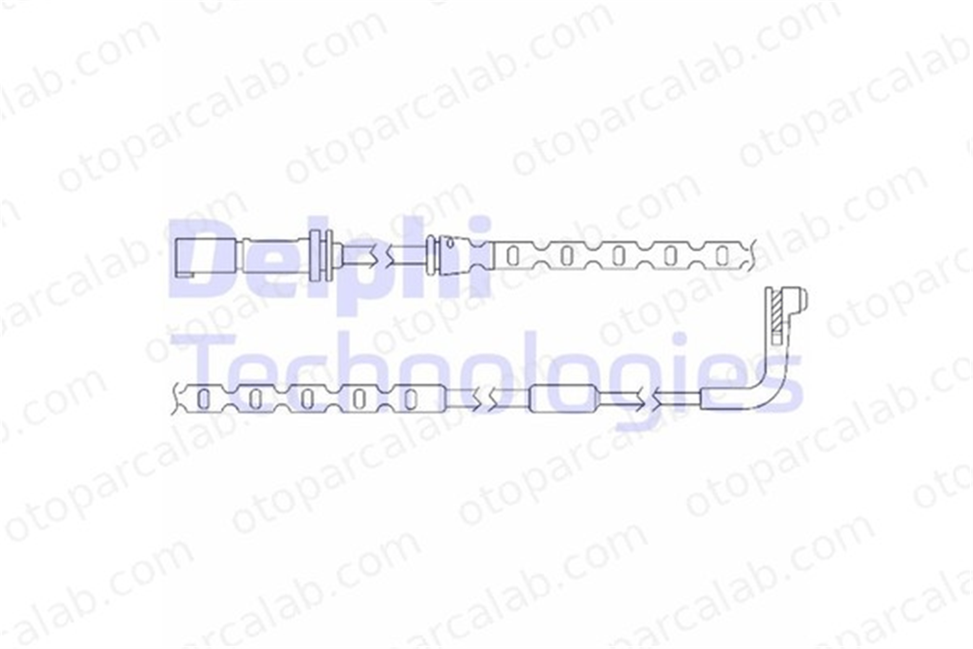 DELPHI LZ0208 Balata İkaz Kablosu Arka BMW X5 X6 LZ0208 34356771766