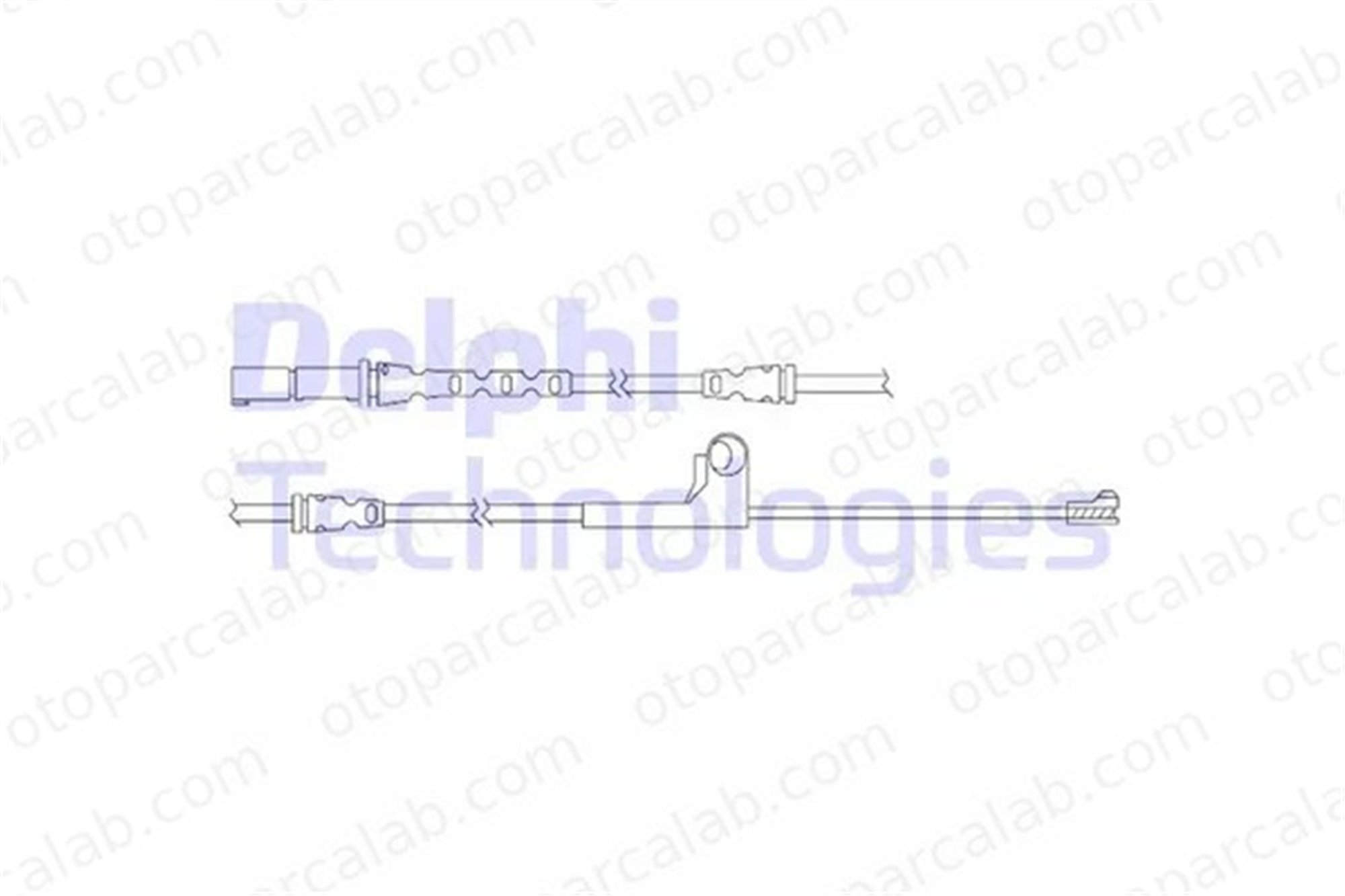 DELPHI LZ0218 Balata İkaz Kablosu Ön BMW X5 X6 34356792567