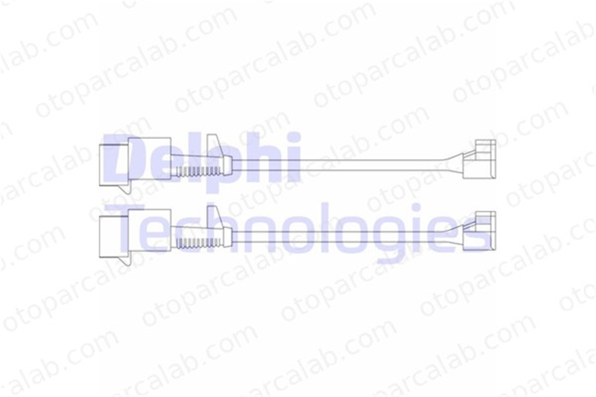 DELPHI LZ0227 Balata İkaz Kablosu Ön IVECO DAILY IV Platform şasi DAILY IV Panelvan/Van LZ0227 2996347