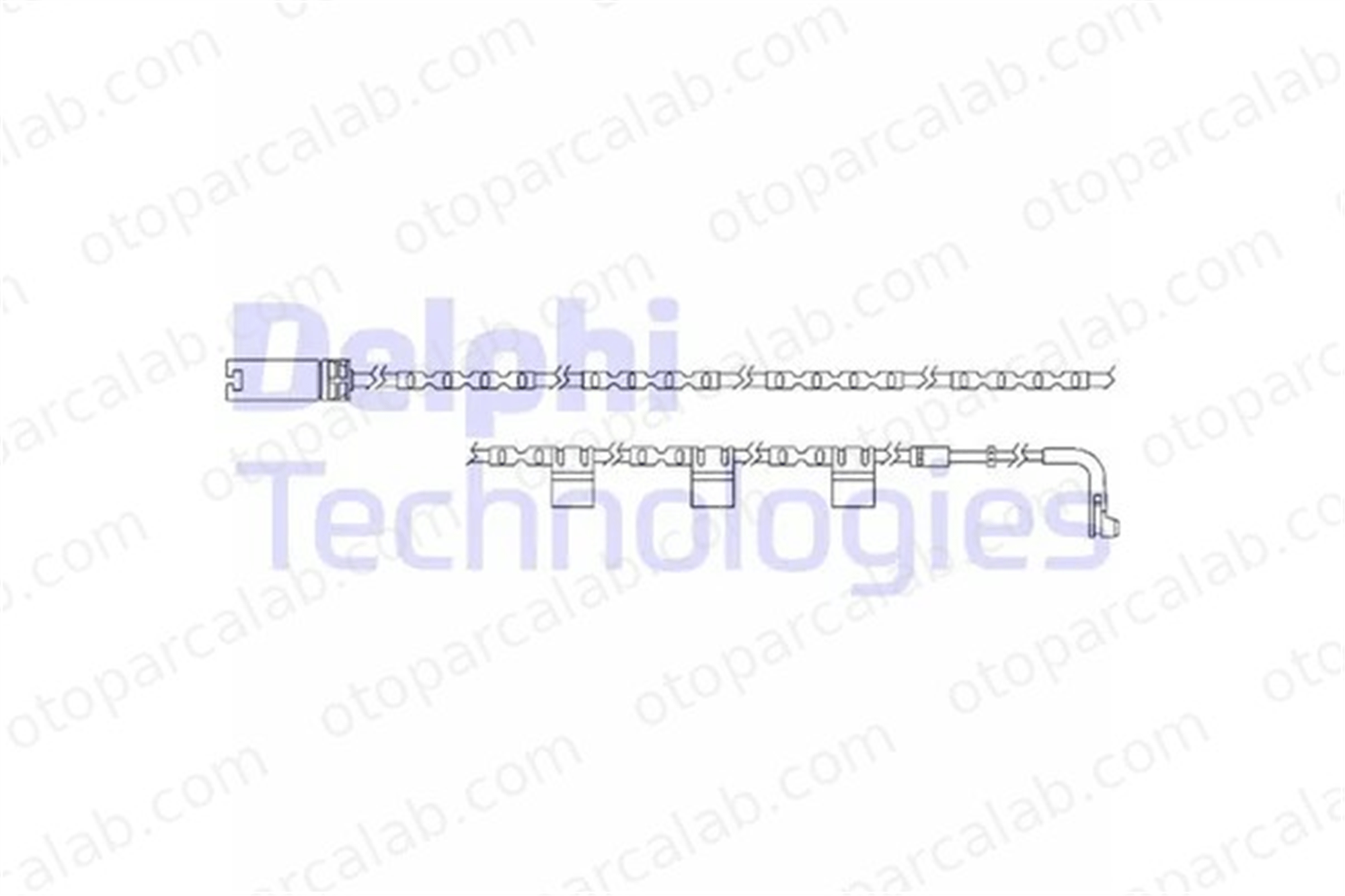 DELPHI LZ0234 Balata İkaz Kablosu Arka MINI MINI MINI CLUBMAN LZ0234 34336783772