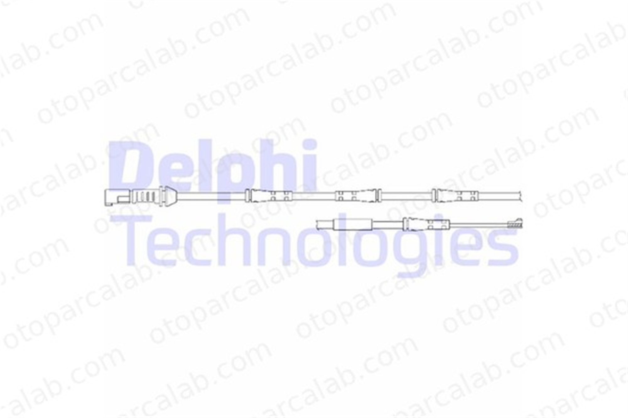 DELPHI LZ0237 Balata İkaz Kablosu Arka BMW 5 6 Cabrio 34356791962