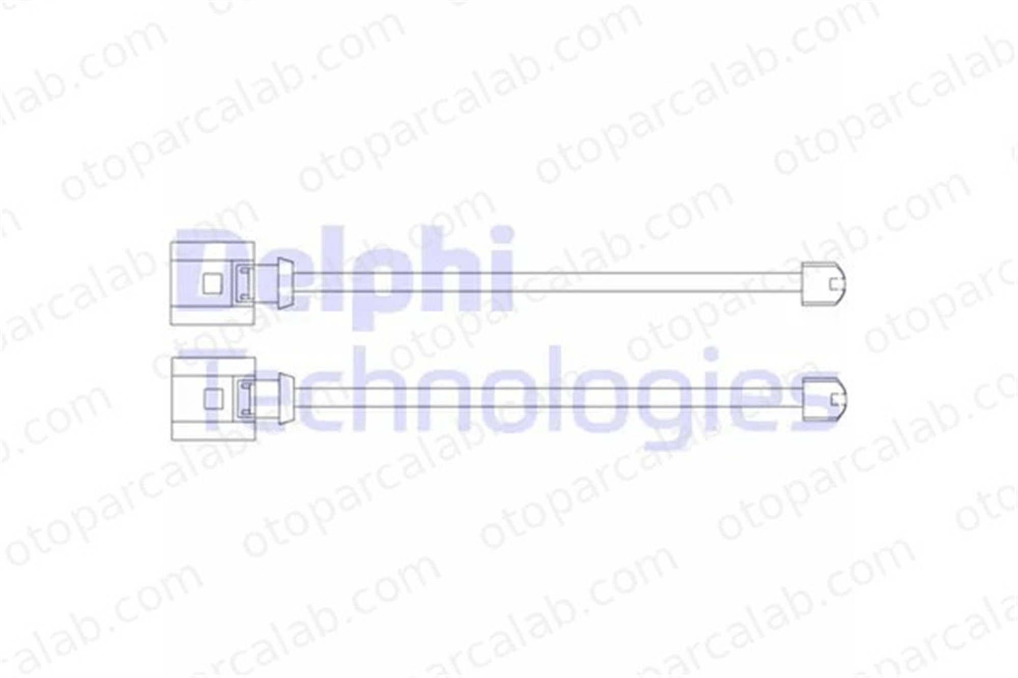 DELPHI LZ0249 Balata İkaz Kablosu Arka PORSCHE PANAMERA CAYENNE 95861236550 7P0907637C