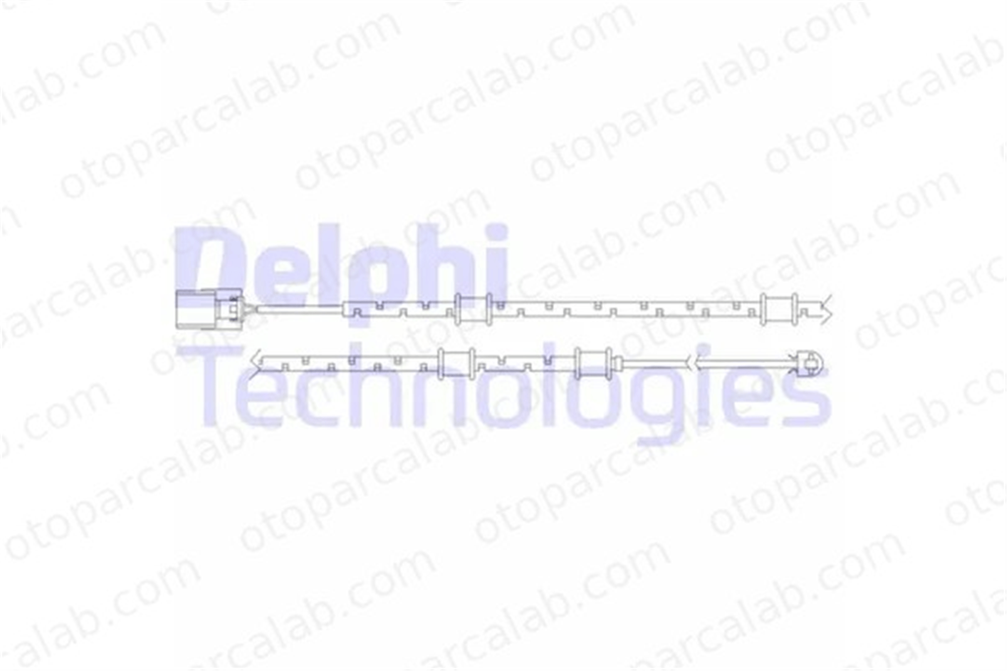 DELPHI LZ0254 Balata İkaz Kablosu Ön JAGUAR XF I XF SPORTBRAKE LZ0254 C2Z16061