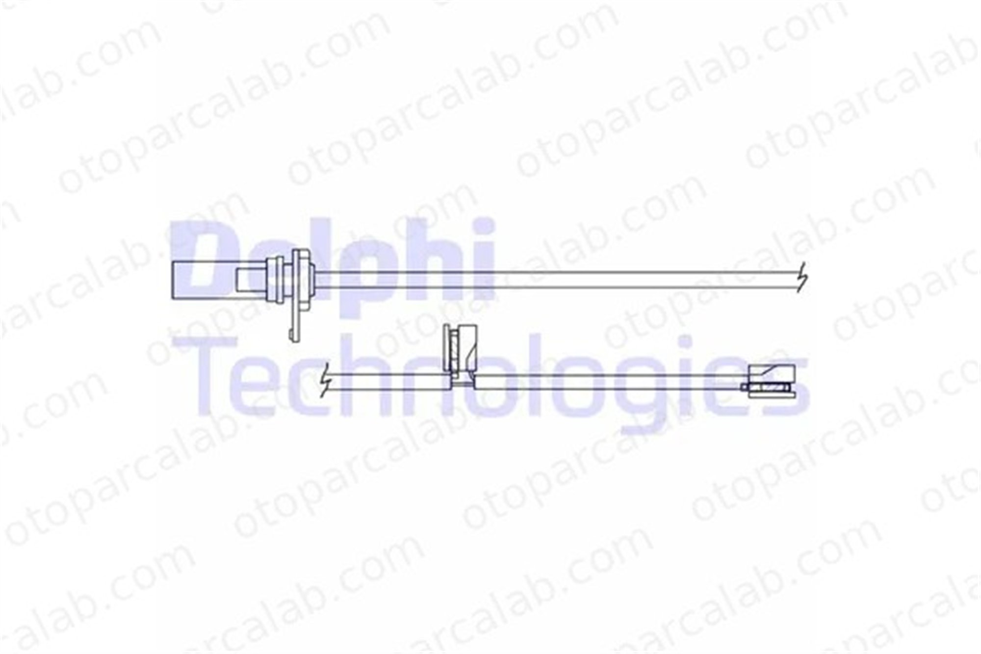 DELPHI LZ0305 Balata İkaz Kablosu Arka AUDI A6 C7 A6 C7 Avant 4G0615121C