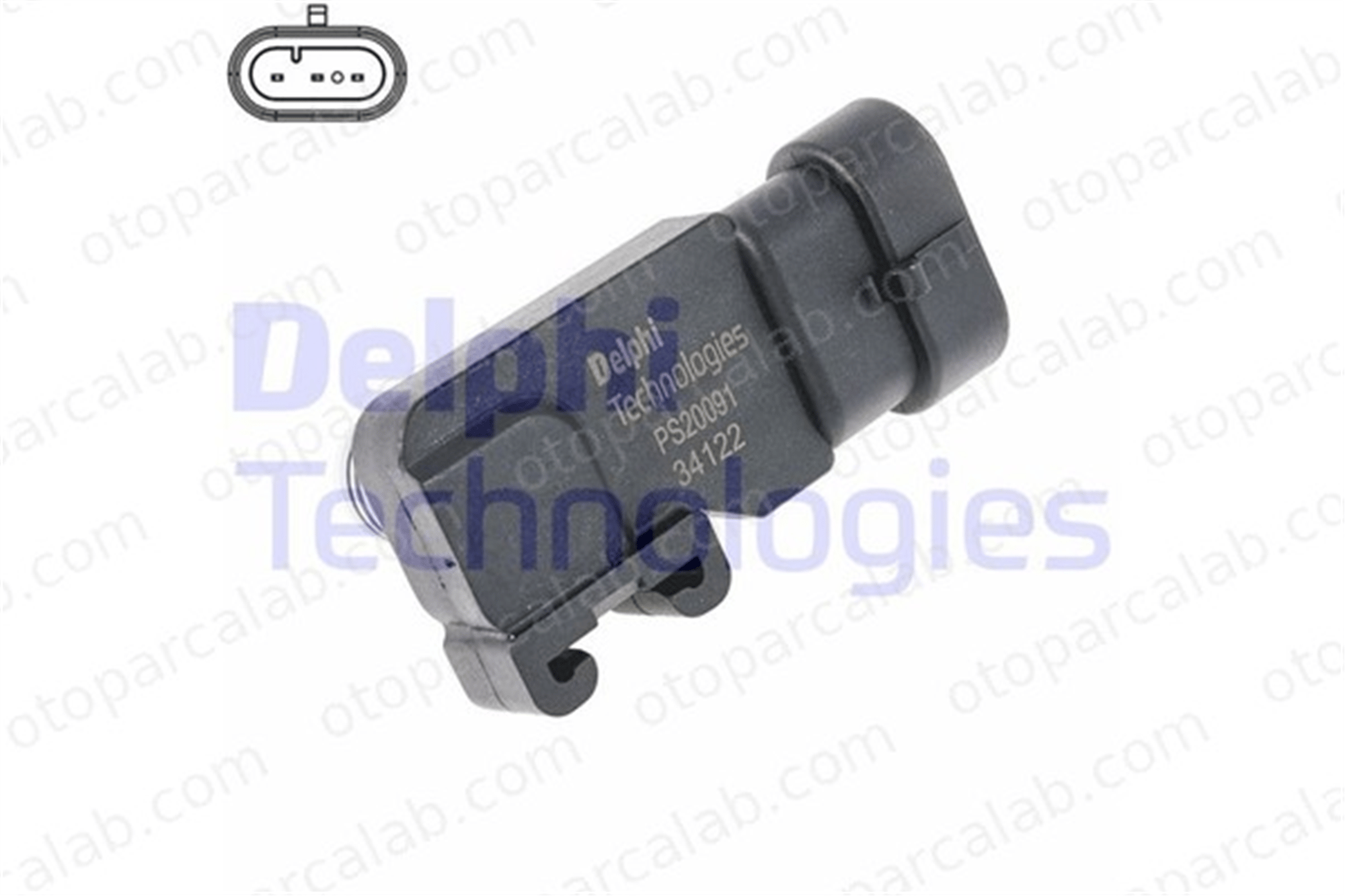 DELPHI PS20091-12B1 MAP Sensörü OPEL ASTRA G Station wagon MERIVA A MPV 4409668 6238120
