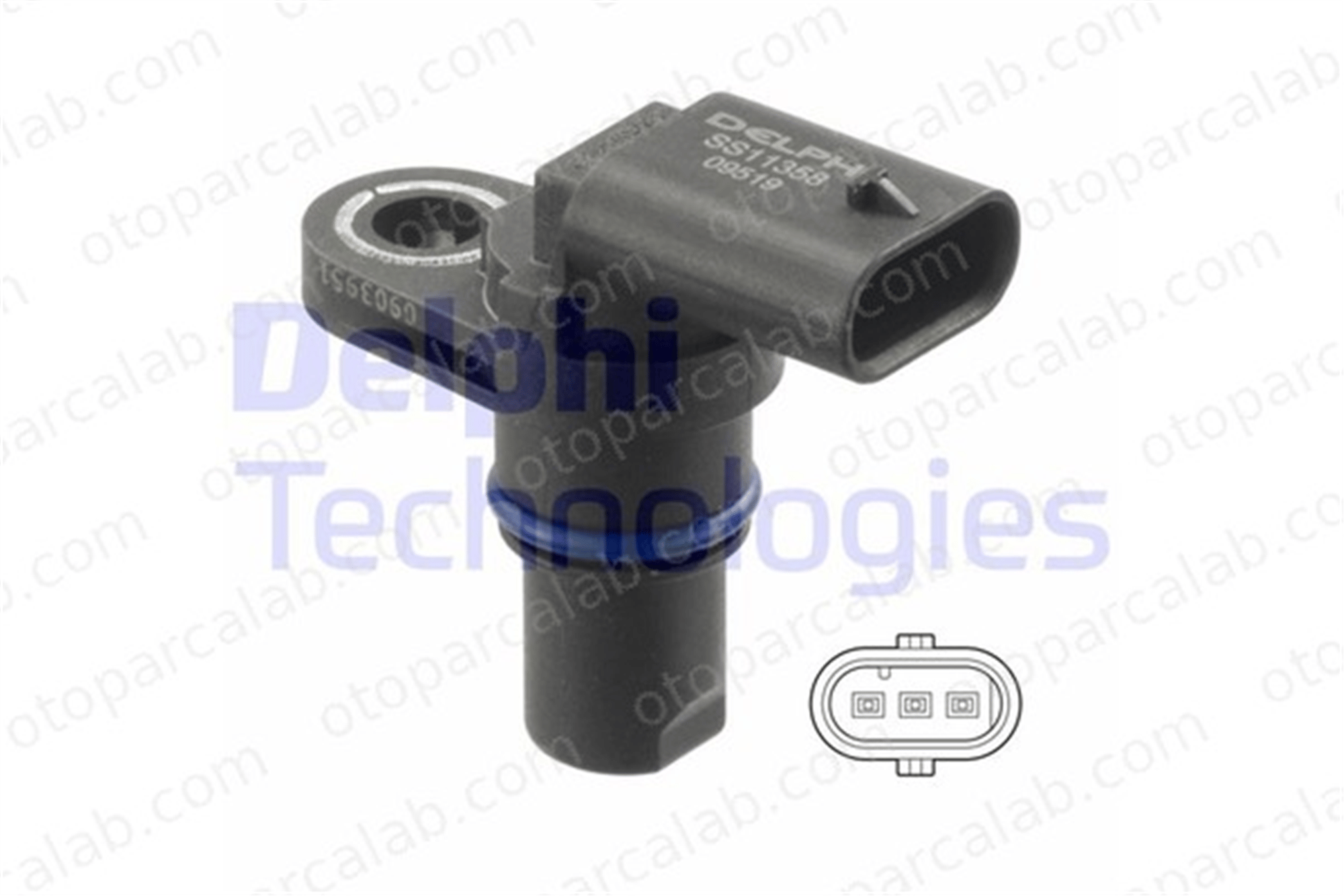 DELPHI SS11358 Eksantrik Devir Sensörü AUDI A5 A6 C6 Avant 7L905163C 07L905163C