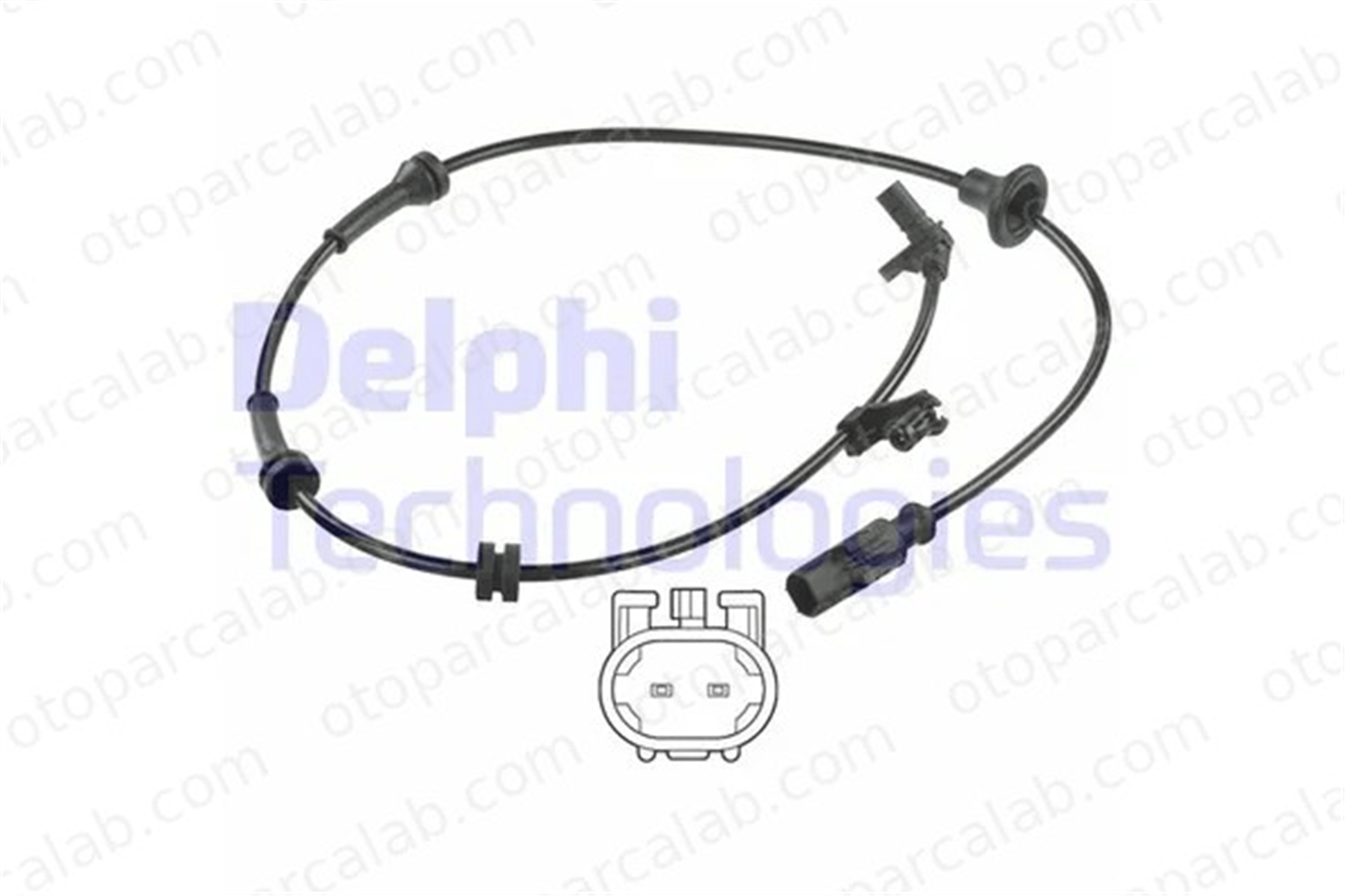 DELPHI SS20343 Abs Sensörü Arka Sağ veya Sol CITROËN C1 TOYOTA AYGO 4545E2 895440H010
