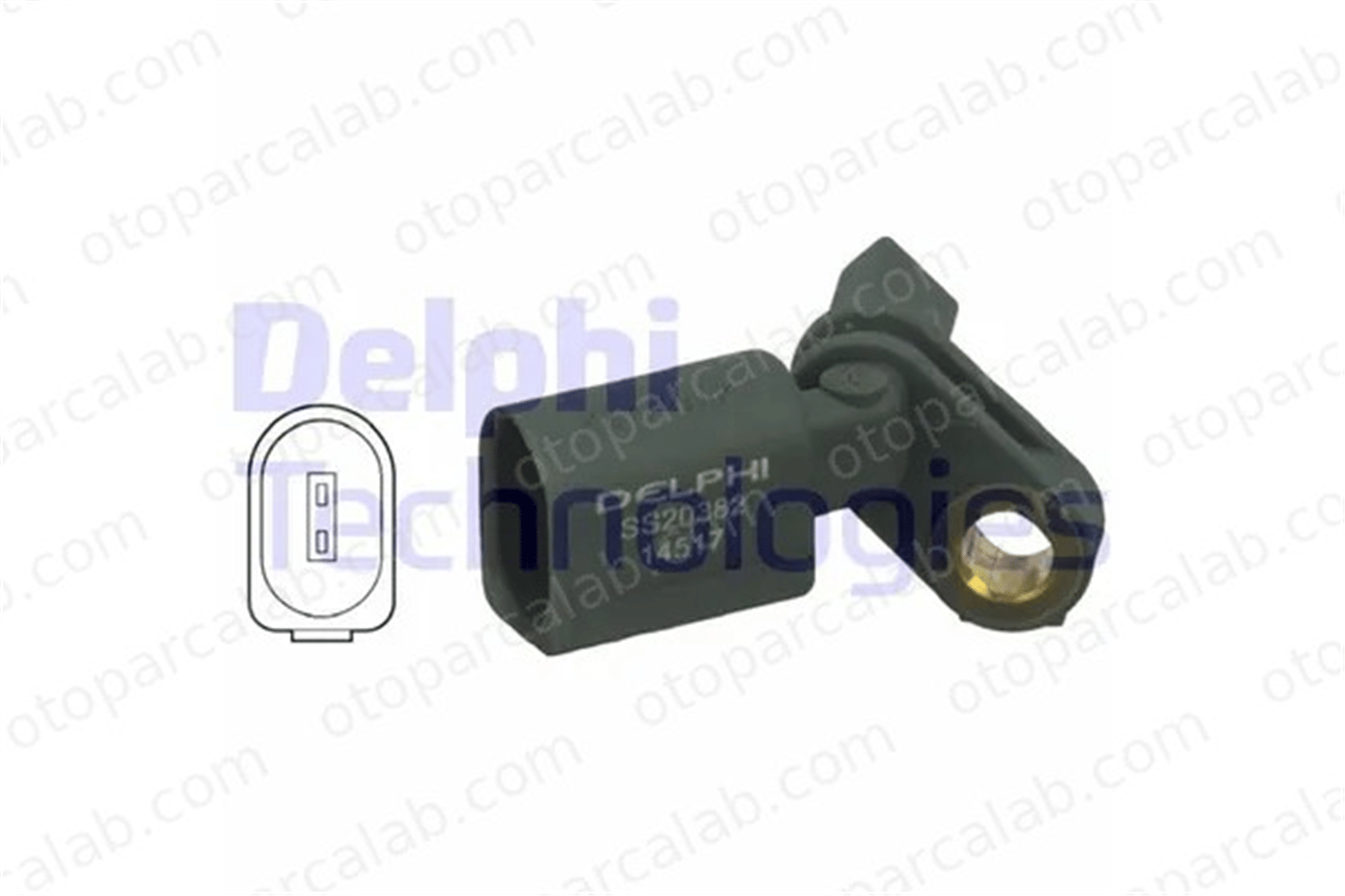 DELPHI SS20382 Abs Sensörü Ön Sağ AUDI A2 VW LUPO I 6E0927804B 6E0927804A