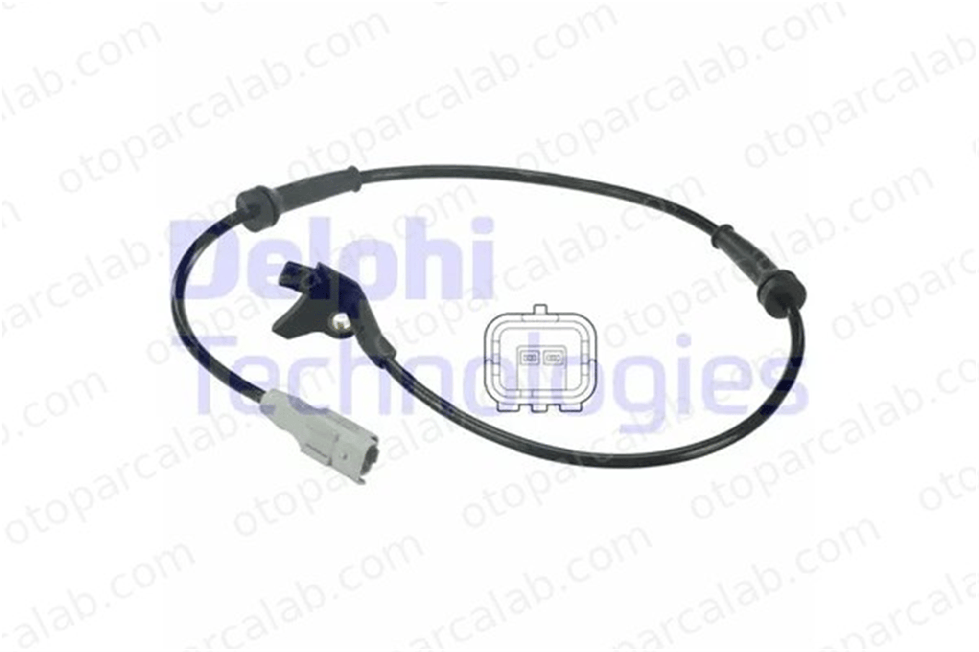 DELPHI SS20397 Abs Sensörü Ön Sağ veya Sol CITROËN BERLINGO Kasa/büyük limuzin BERLINGO MULTISPACE 4545E7