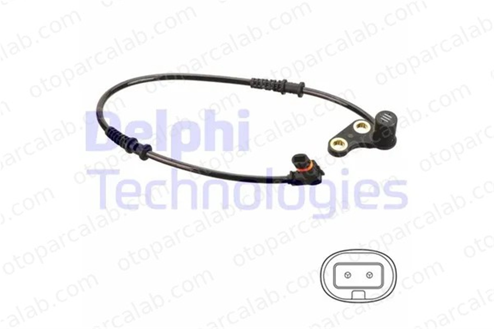 DELPHI SS20492 Abs Sensörü Ön Sağ veya Sol MERCEDES-BENZ C-SERISI C-SERISI T-Model 2025402317 A2025402317