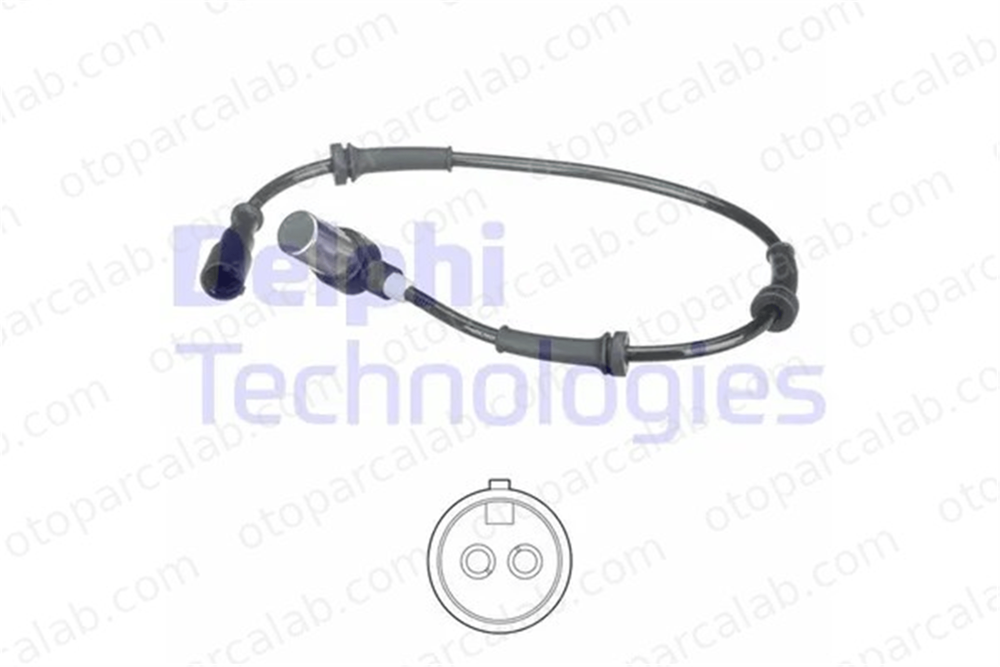 DELPHI SS20503 Abs Sensörü Ön Sağ veya Sol RENAULT TWINGO I TWINGO I Kasa/eğik arka 7700830227