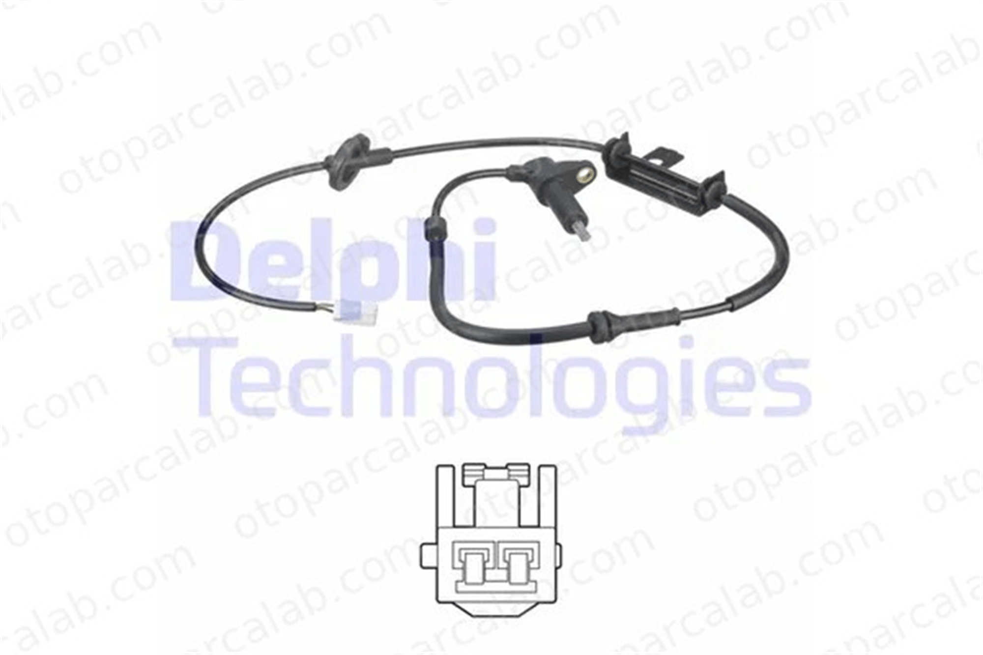 DELPHI SS20506 Abs Sensörü Arka Sağ veya Sol HYUNDAI SANTA FÉ I 9564026000