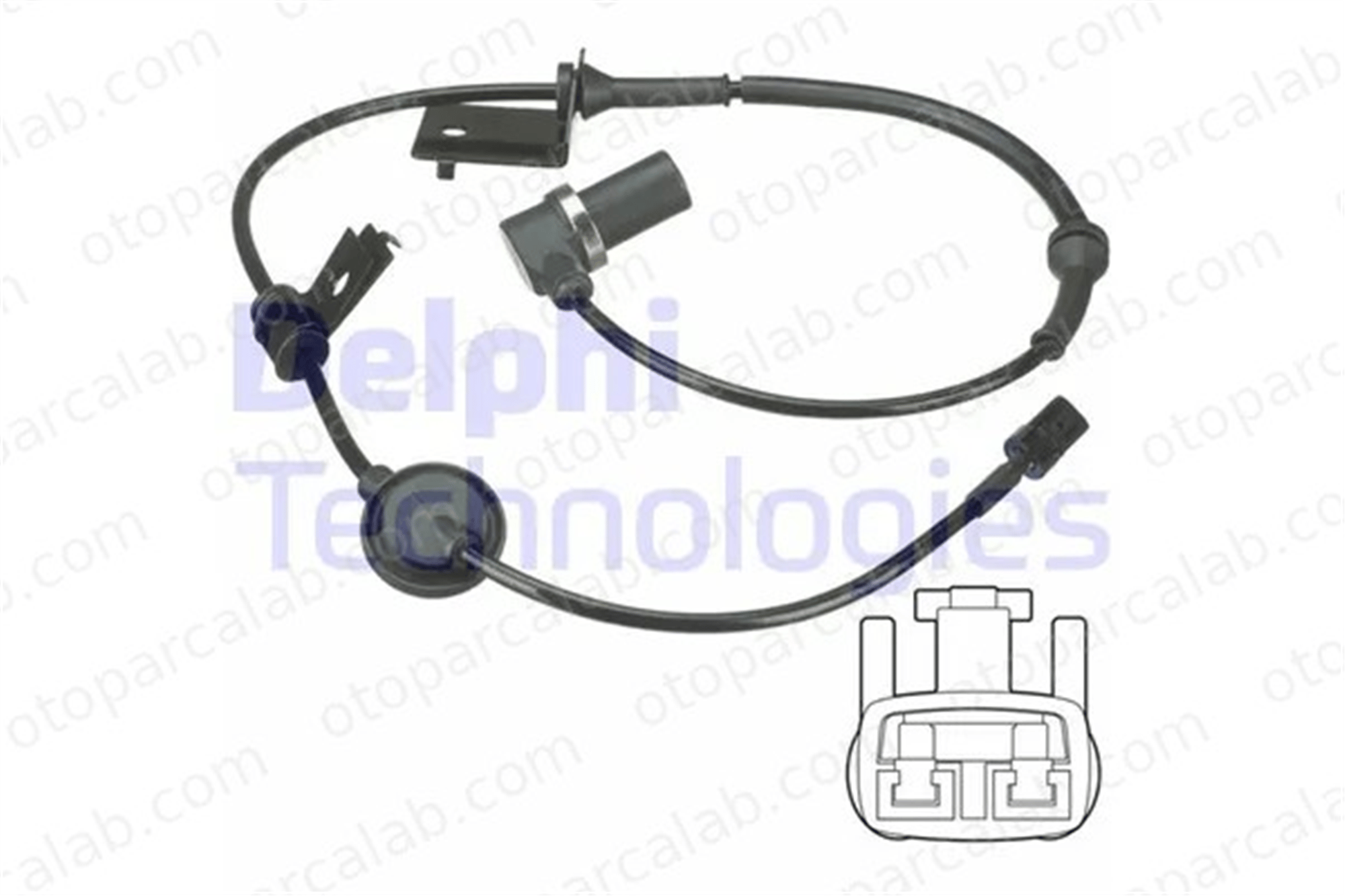 DELPHI SS20508 Abs Sensörü Ön Sağ veya Sol HYUNDAI SANTA FÉ I 9562026000 9562026010