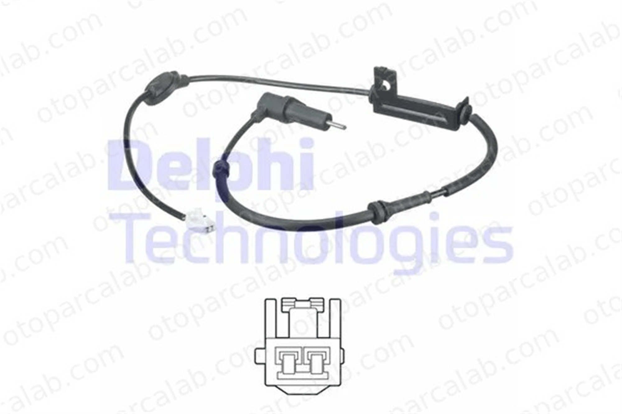 DELPHI SS20538 Abs Sensörü Arka Sağ veya Sol HYUNDAI SANTA FÉ I 9563026000
