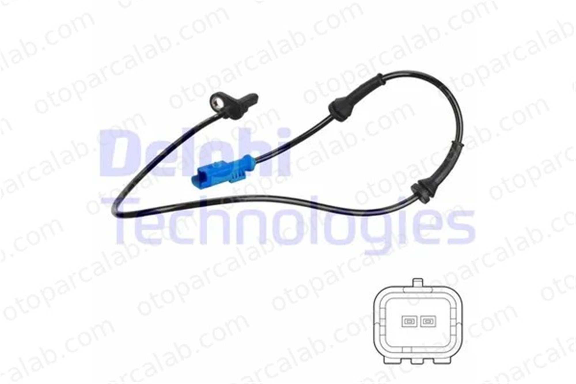 DELPHI SS20744 Abs Sensörü Arka Sağ veya Sol PEUGEOT 208 I 2008 I 9805066080 9805066580