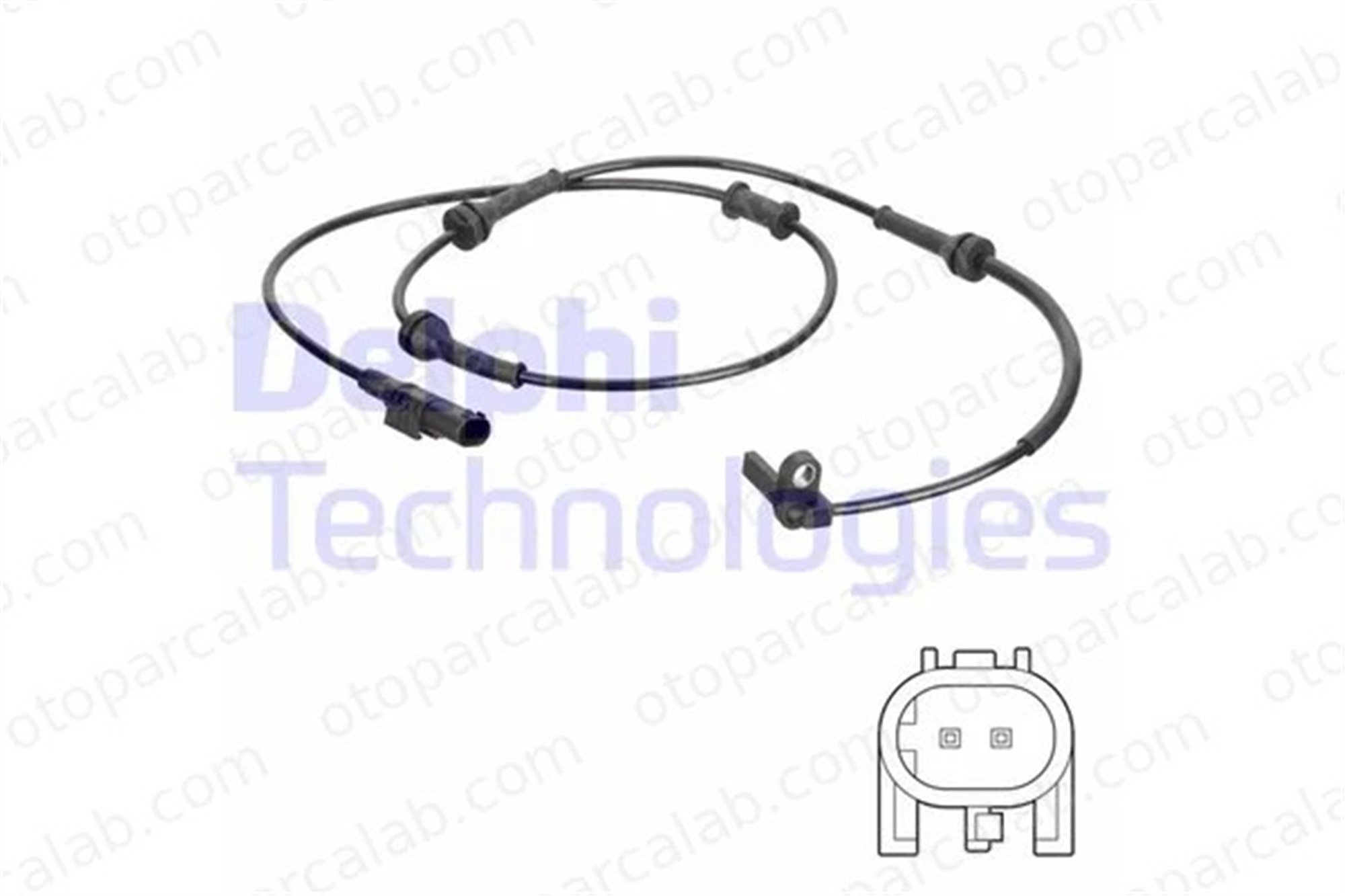 DELPHI SS20764 Abs Sensörü Ön Sağ FIAT 500 500 C 52081842 52199223