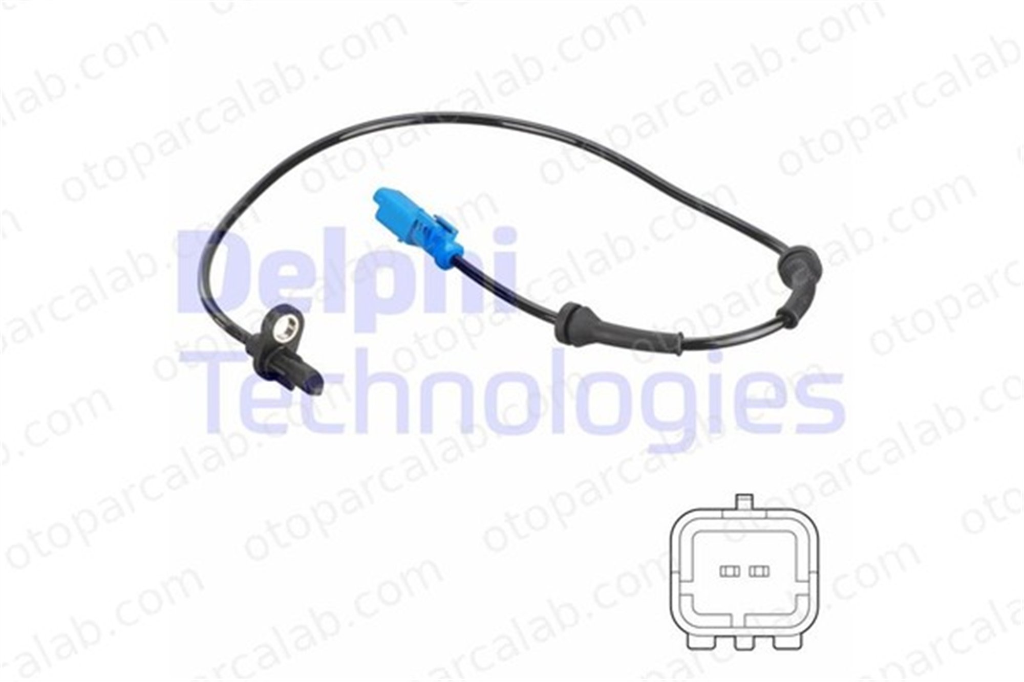 DELPHI SS20769 Abs Sensörü Arka Sağ veya Sol CITROËN DS3 C3 II 9800035980