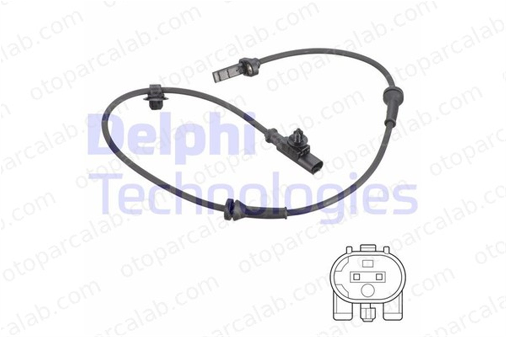 DELPHI SS20786 Abs Sensörü Ön Sağ veya Sol CITROËN C1 TOYOTA AYGO B000698080 895420H020