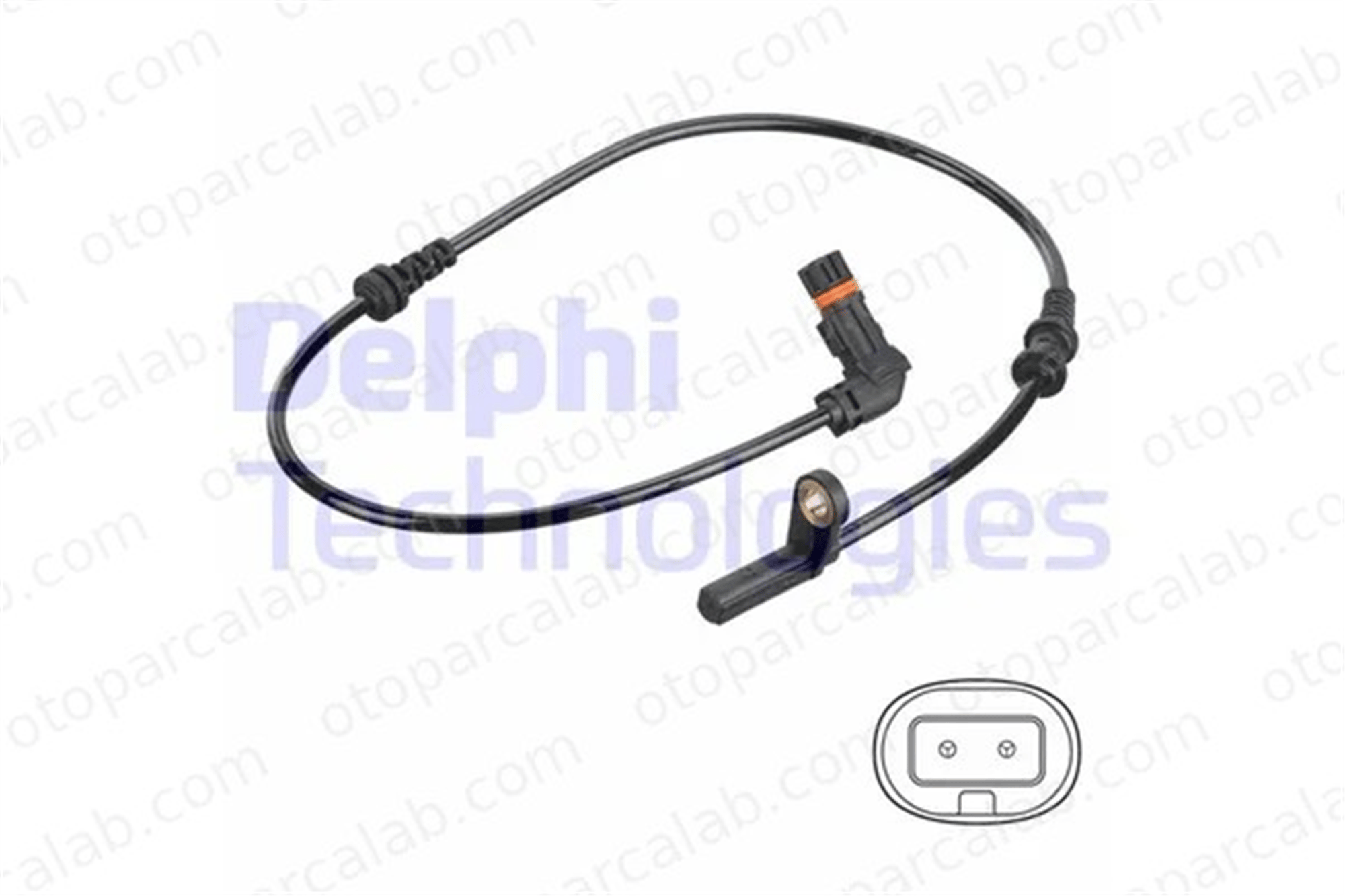 DELPHI SS20797 Abs Sensörü Ön Sağ veya Sol MERCEDES-BENZ C-SERISI C-SERISI T-Model 2049052905 2049054305