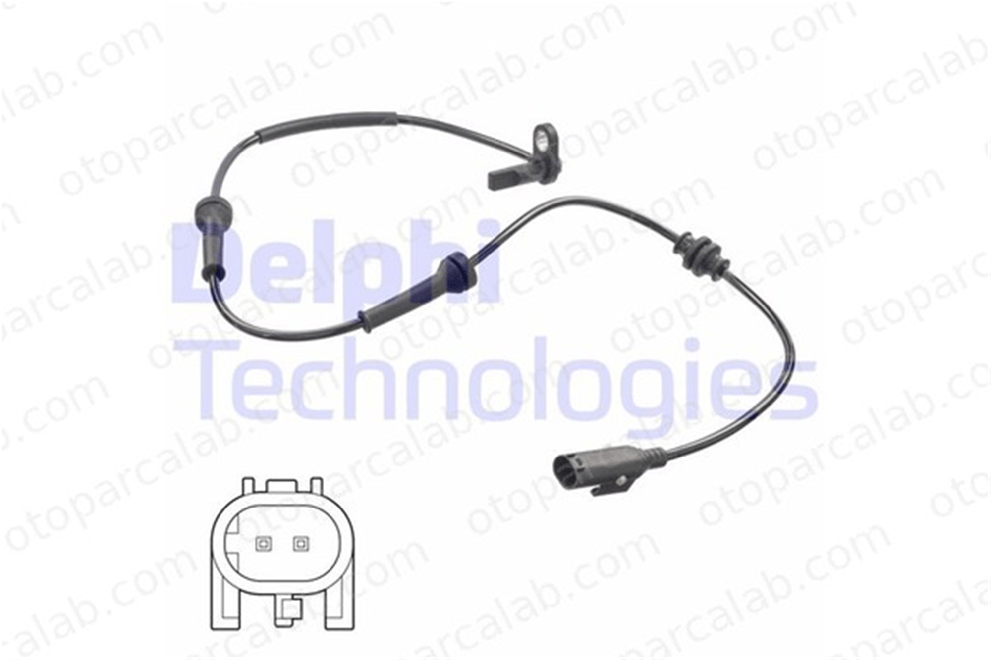 DELPHI SS20815 Abs Sensörü Ön Sağ veya Sol FIAT FIORINO Kasa/büyük limuzin LINEA 51763164 52081843