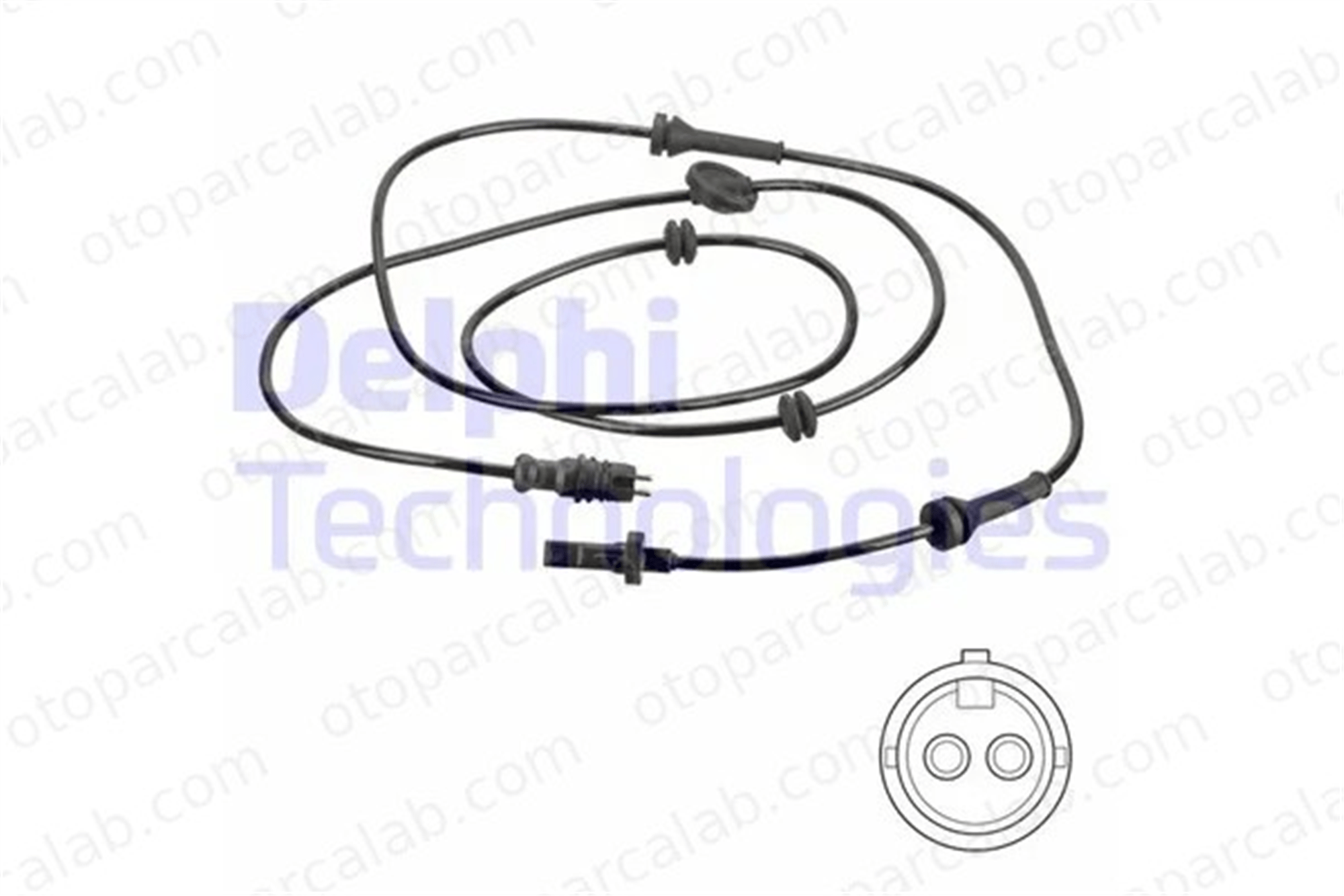 DELPHI SS20827 Abs Sensörü Arka Sağ veya Sol FIAT DOBLO Kasa/büyük limuzin 46814966
