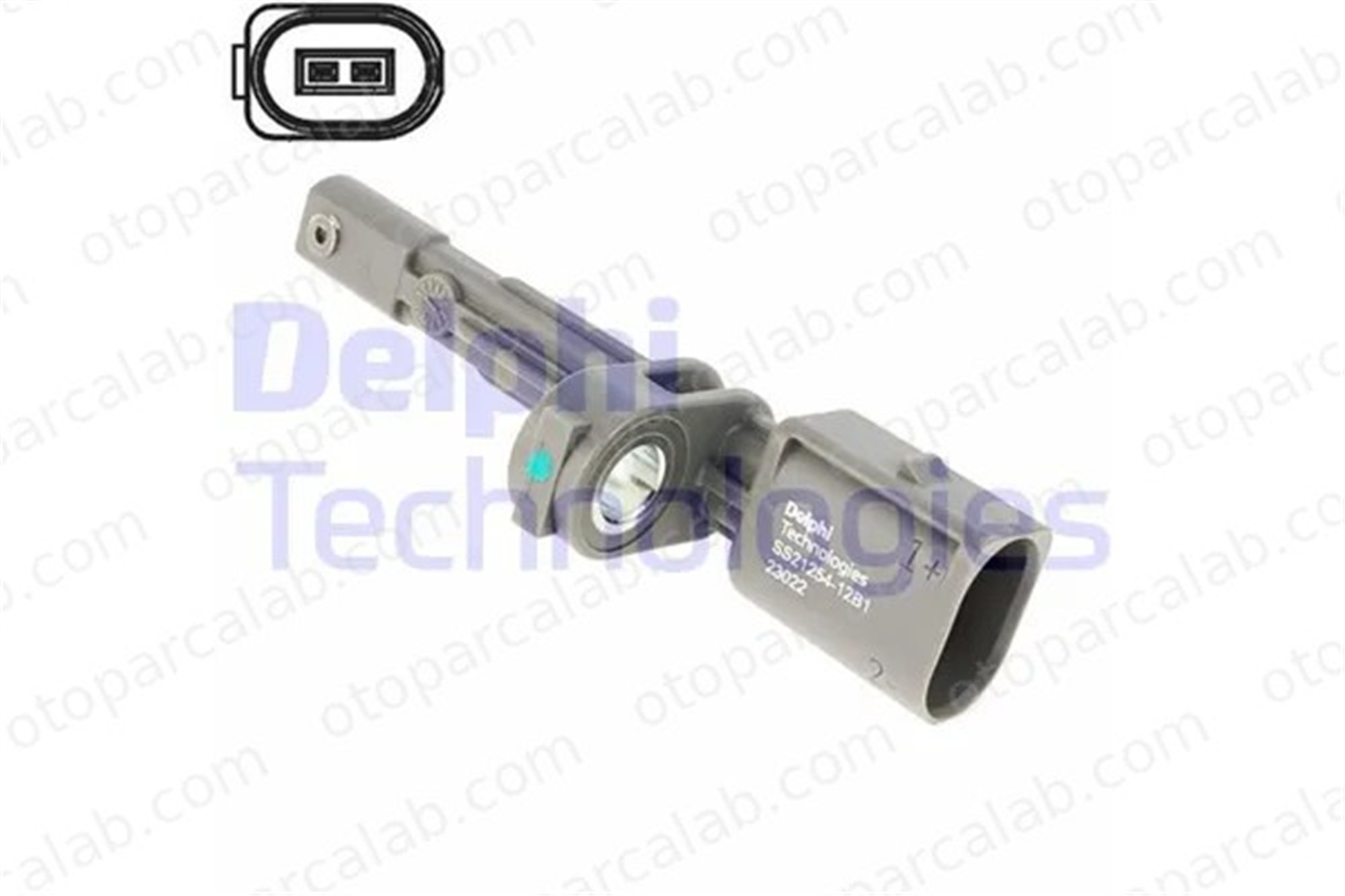 DELPHI SS21254-12B1 Abs Sensörü Arka Sağ veya Sol SKODA OCTAVIA III Combi OCTAVIA III WHT007147A WHT007147B