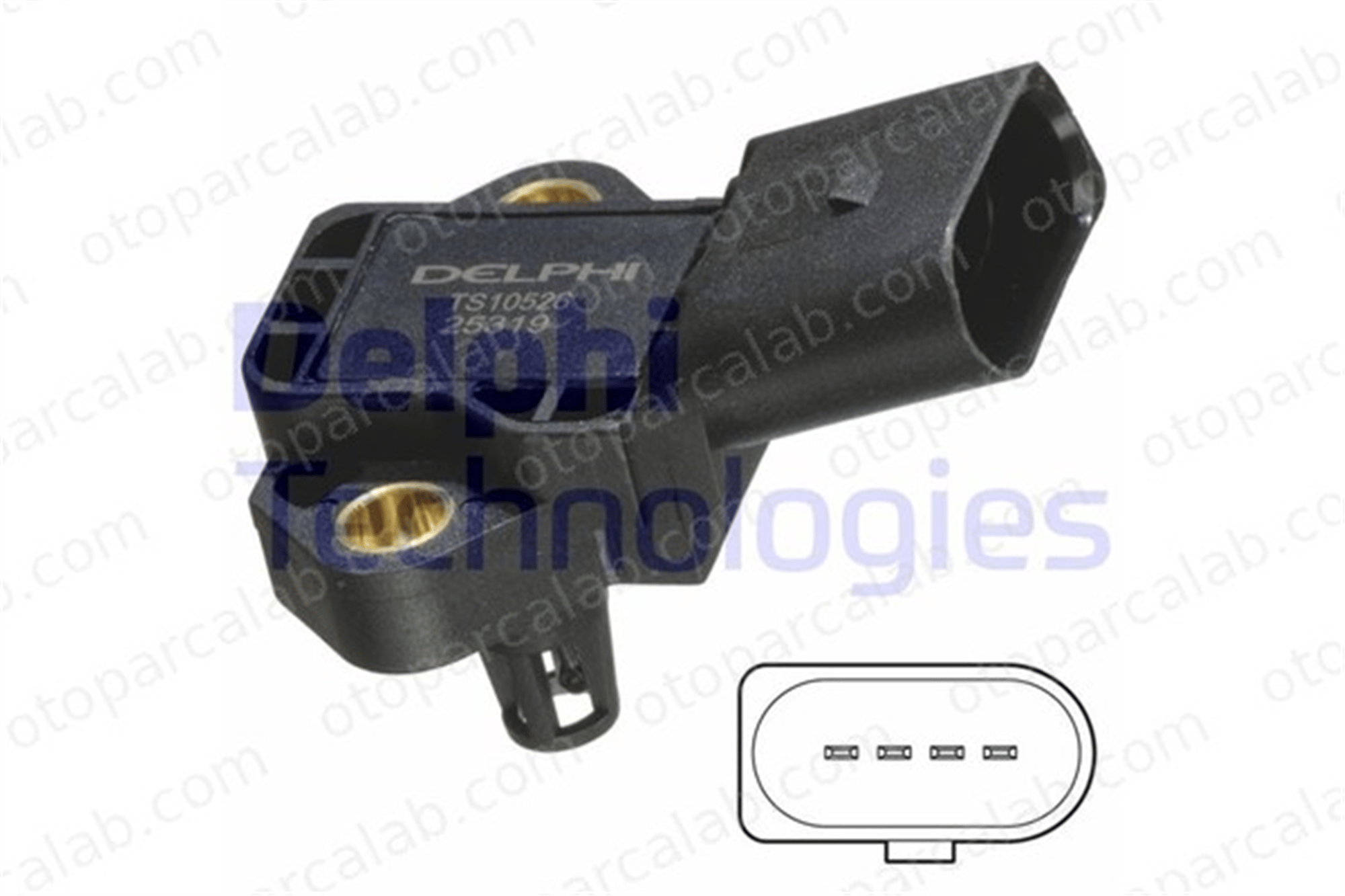 DELPHI TS10526 Map Sensörü SKODA FABIA II FABIA II Combi TS10526 3P906081