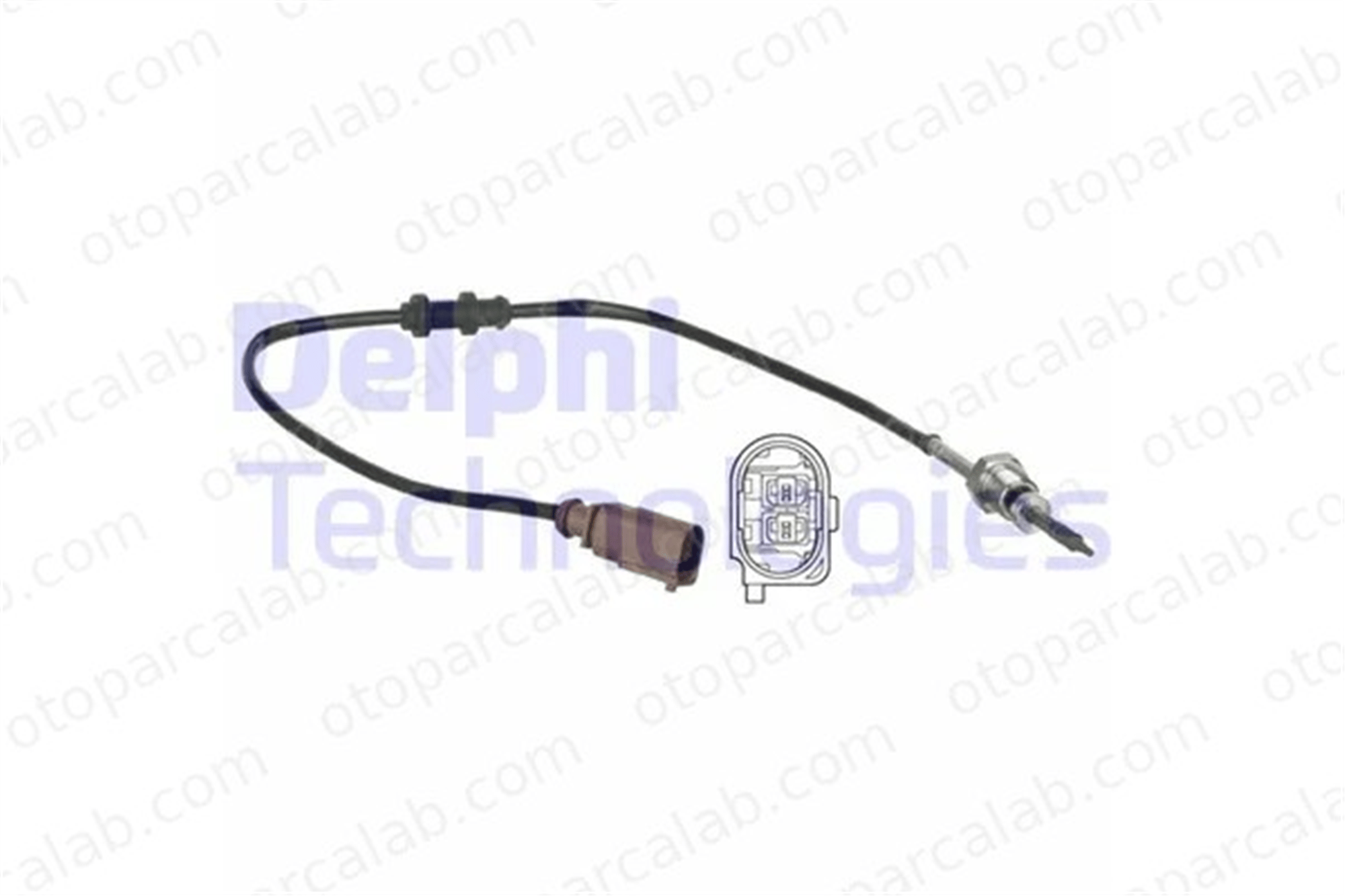 DELPHI TS30000 Egzoz Sıcaklık Sensörü VW PASSAT B6 PASSAT B6 Variant TS30000 3L906088CE