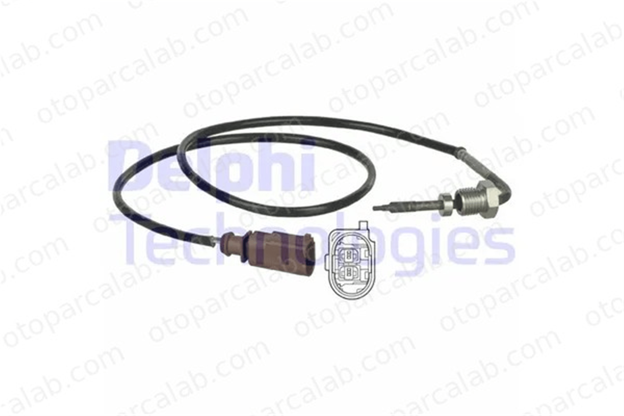 DELPHI TS30002 Egzoz Sıcaklık Sensörü VW CADDY ALLTRACK Kasa/büyük limuzin CADDY III Kasa/büyük limuzin 3L906088DH 03L906088DH