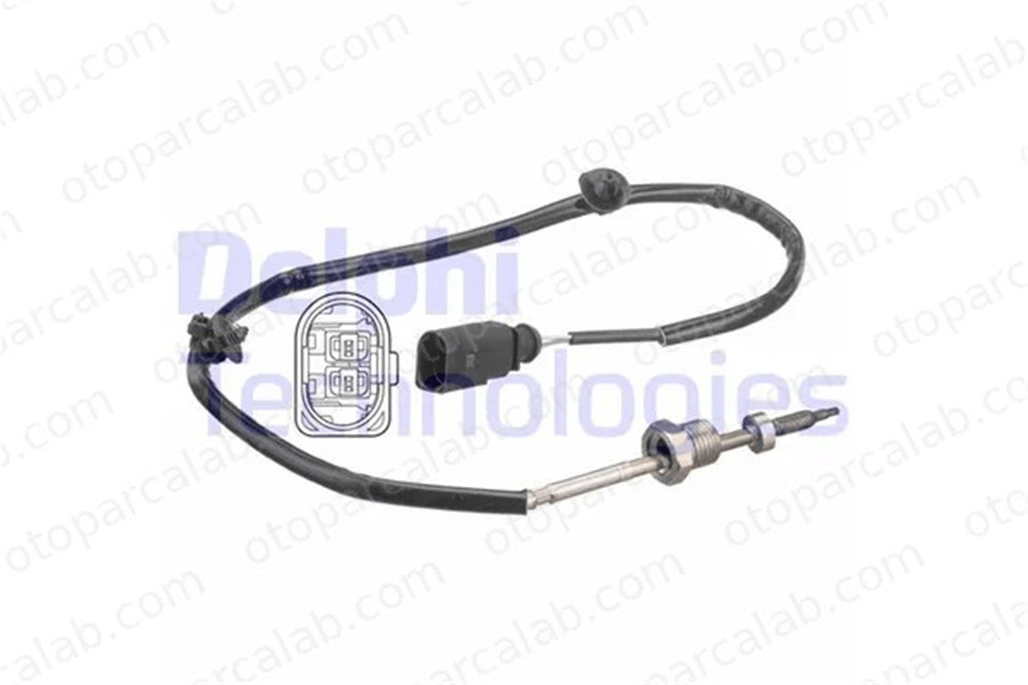 DELPHI TS30153 Egzoz Sıcaklık Sensörü AUDI A4 B8 A4 B8 Avant 3L906088BT 03L906088BT