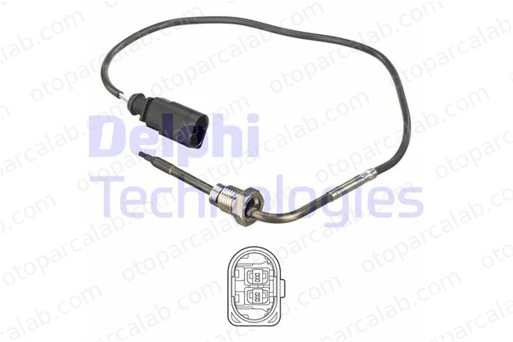 DELPHI TS30178 Egzoz Sıcaklık Sensörü AUDI A6 C6 A6 C6 Avant 38906088A 038906088A