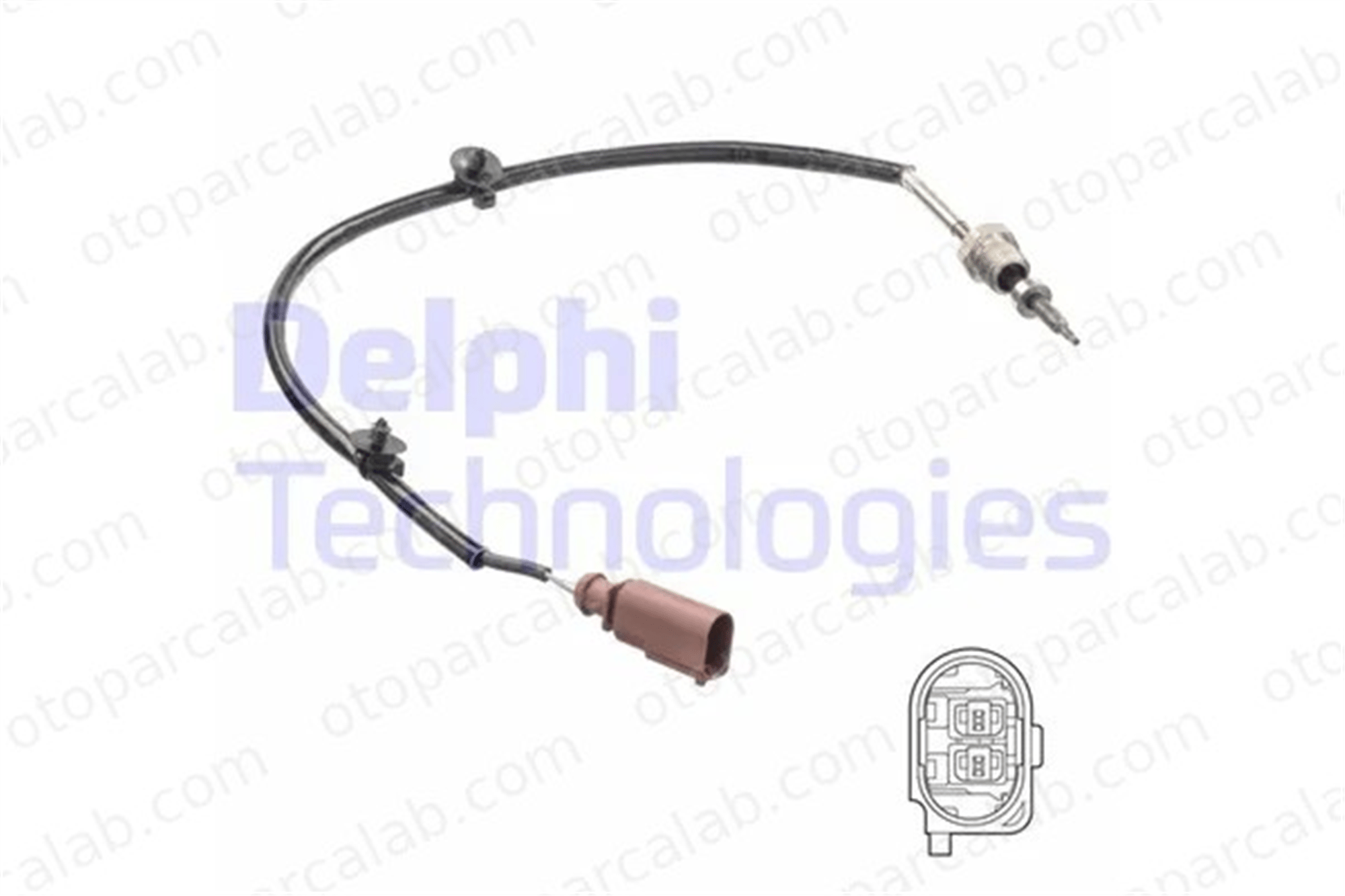 DELPHI TS30267 Egzoz Sıcaklık Sensörü AUDI A6 C6 A6 C6 Avant 3L906088CA 03L906088CA