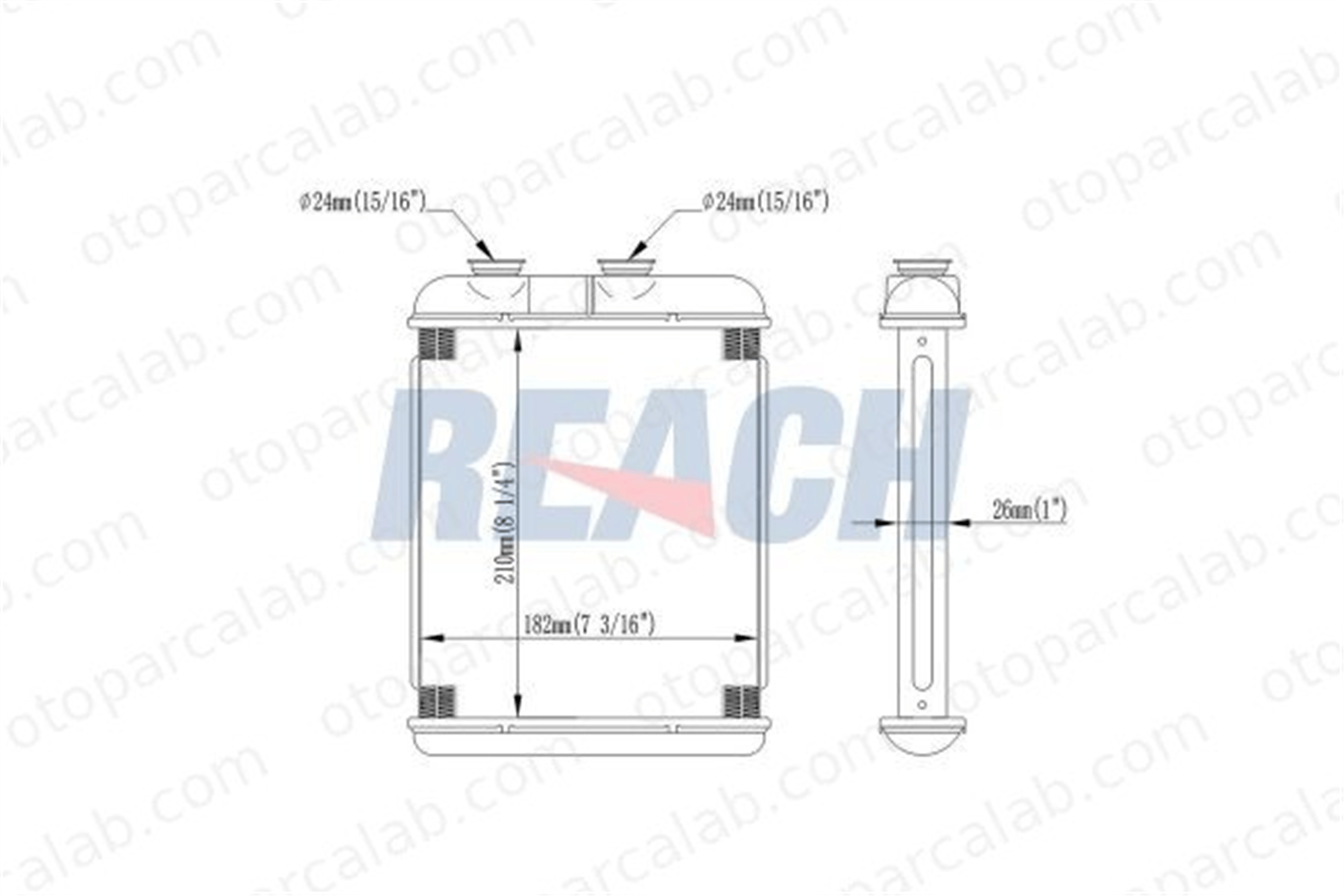 DELPHI TSP0525534 Kalorifer Radyatörü OPEL ASTRA G Station wagon ASTRA H Station wagon 1618134 1618312