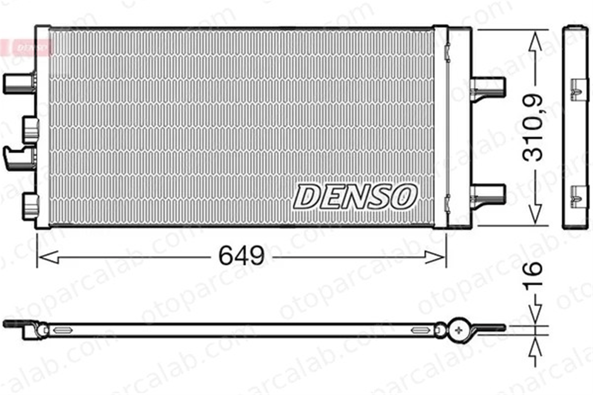 DENSO DCN05104 Klima Radyatörü MINI MINI MINI CLUBMAN 64539271207 64509271204