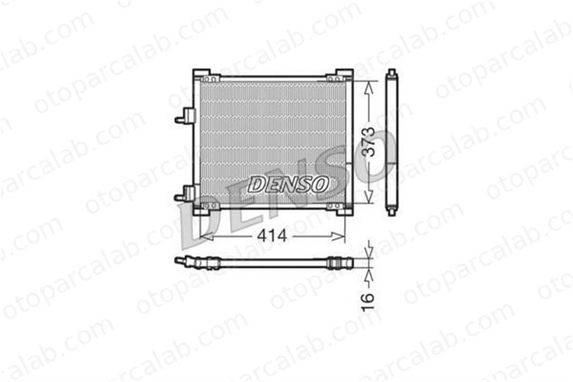 DENSO DCN10015 Klima Radyatörü FORD KA STREET KA 1061104 1334283