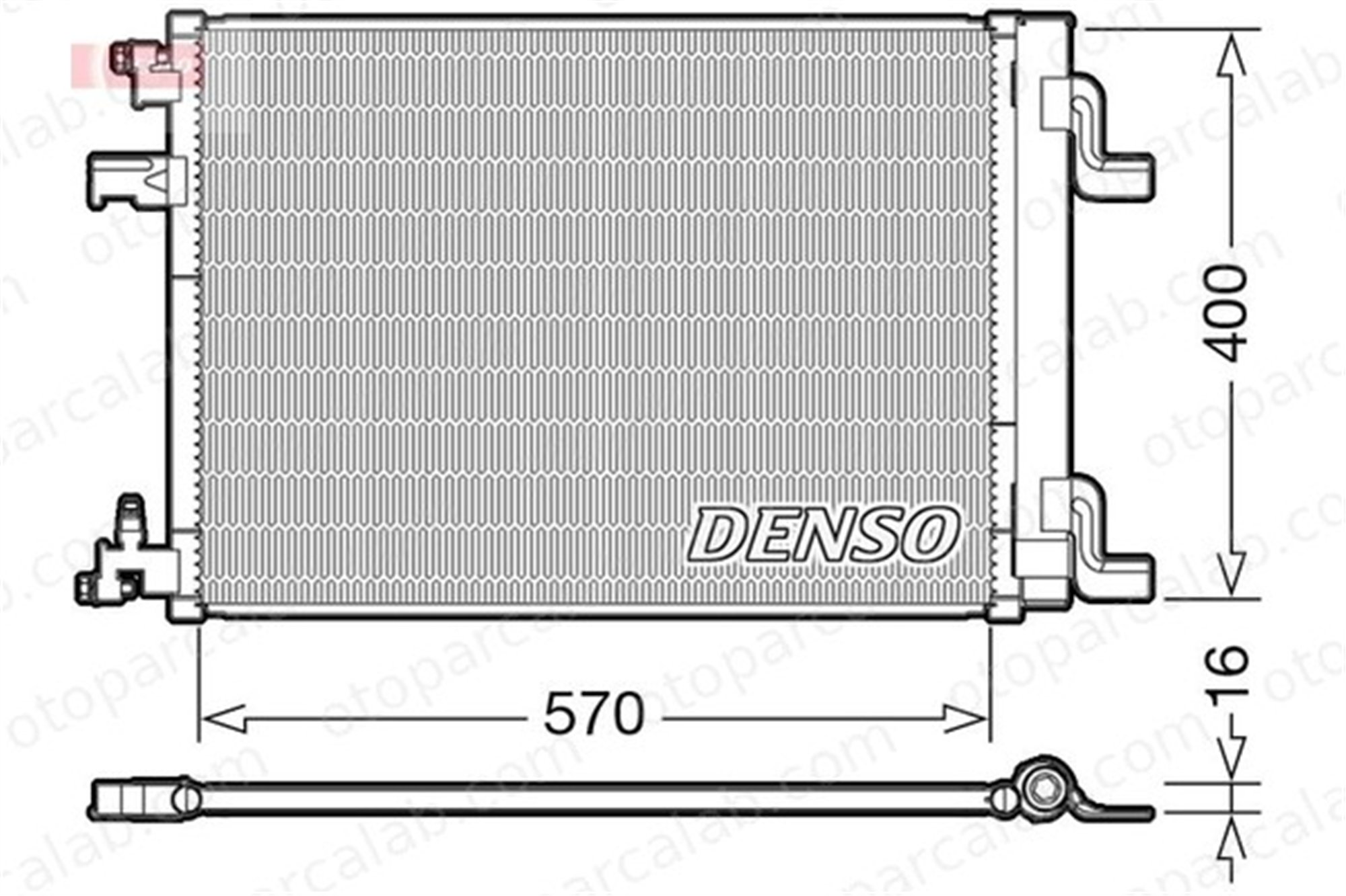 DENSO DCN20001 Klima Radyatörü OPEL ASTRA J ASTRA J Sports Tourer 39140127 13377762
