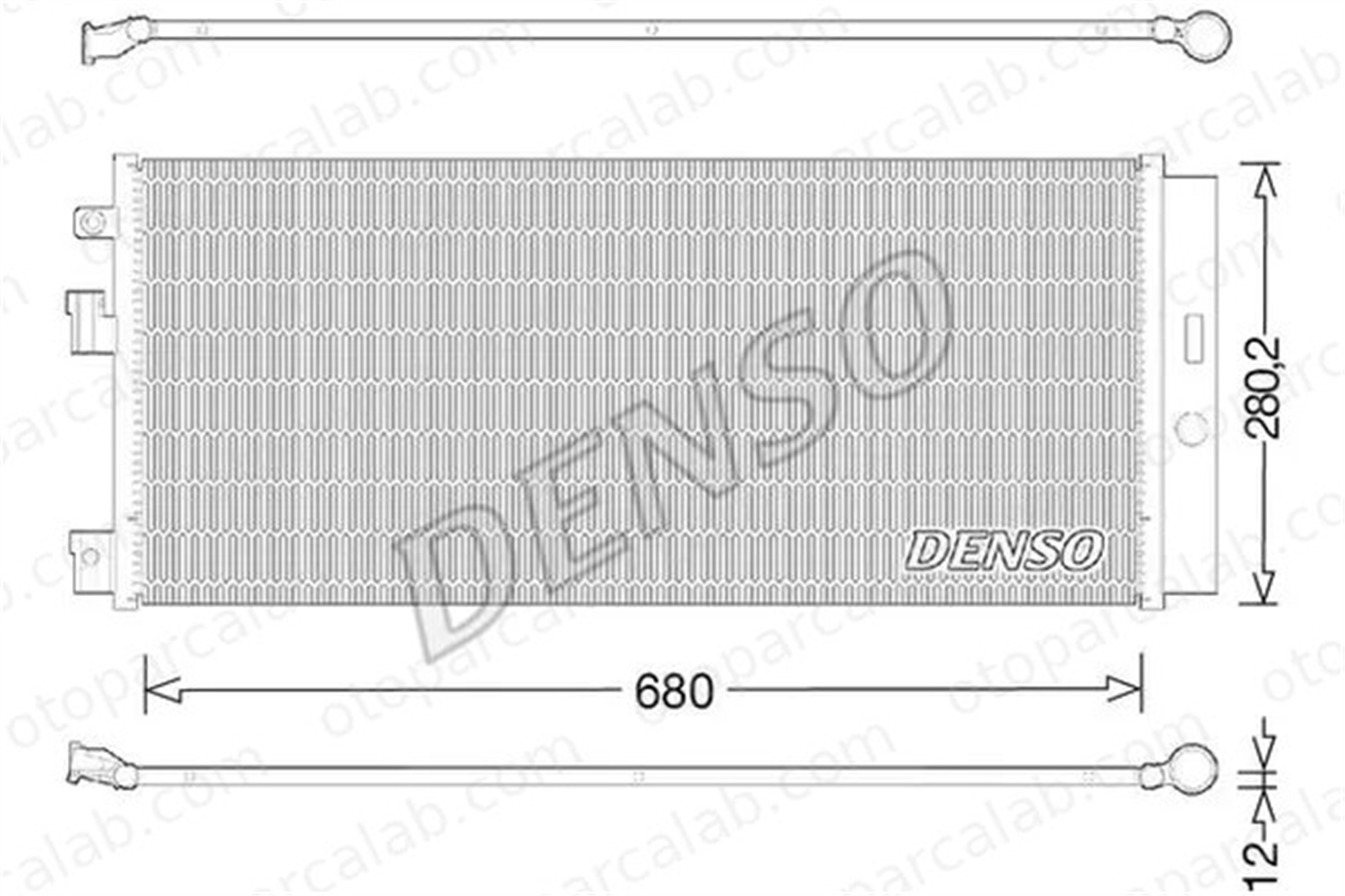DENSO DCN20023 Klima Radyatörü OPEL CORSA E CORSA E Kasa/eğik arka 1850742 13486480