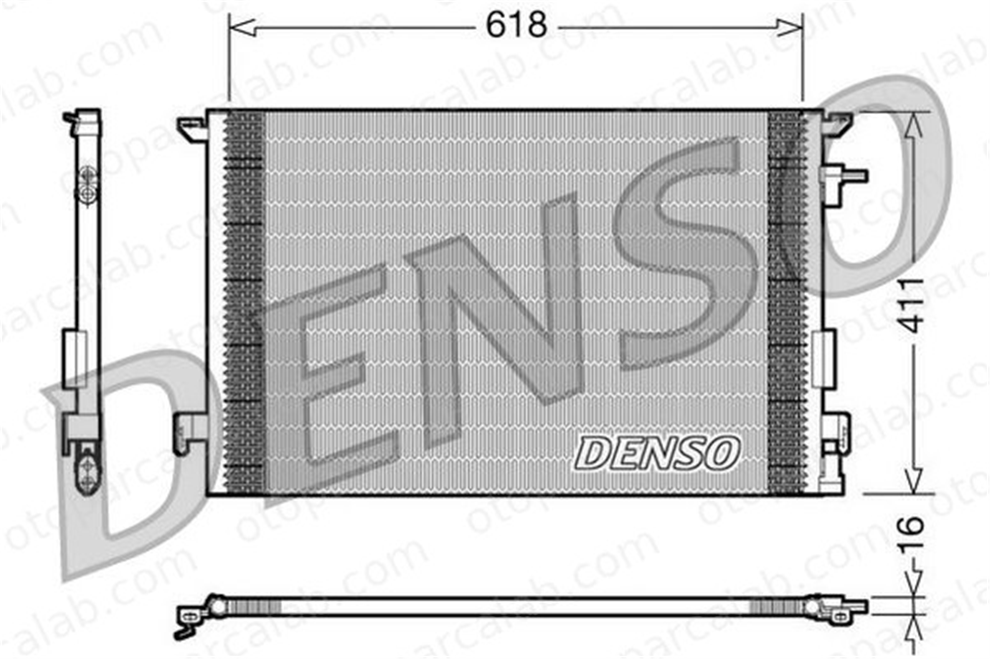 DENSO DCN20031 Klima Radyatörü OPEL VECTRA C VECTRA C GTS 13101839 1850076