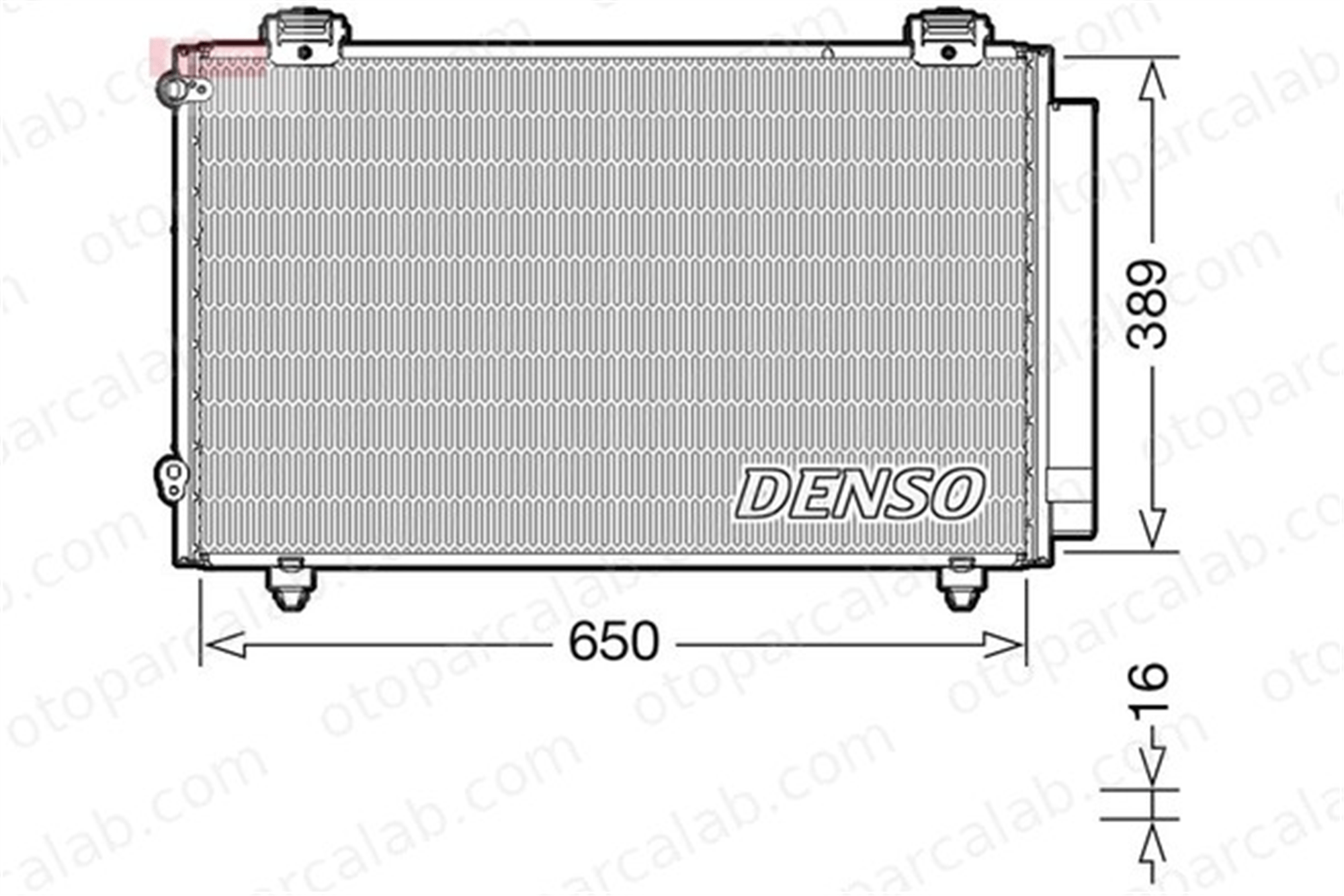 DENSO DCN50023 Klima Radyatörü TOYOTA COROLLA COROLLA Station wagon 8845002150 8845012230