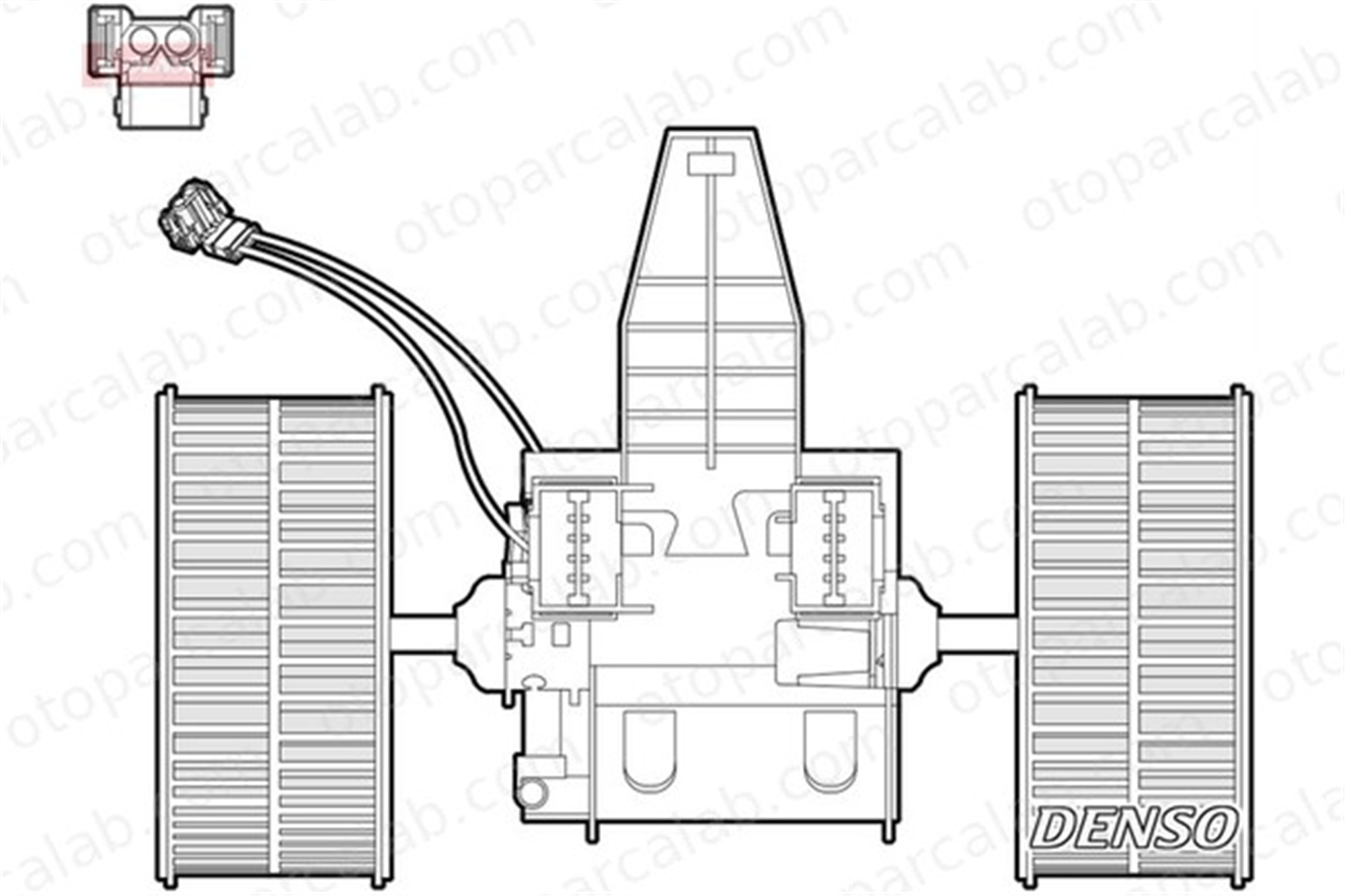 DENSO DEA05009 Kalorifer Motoru BMW 5 5 Touring 64116933910 6933910