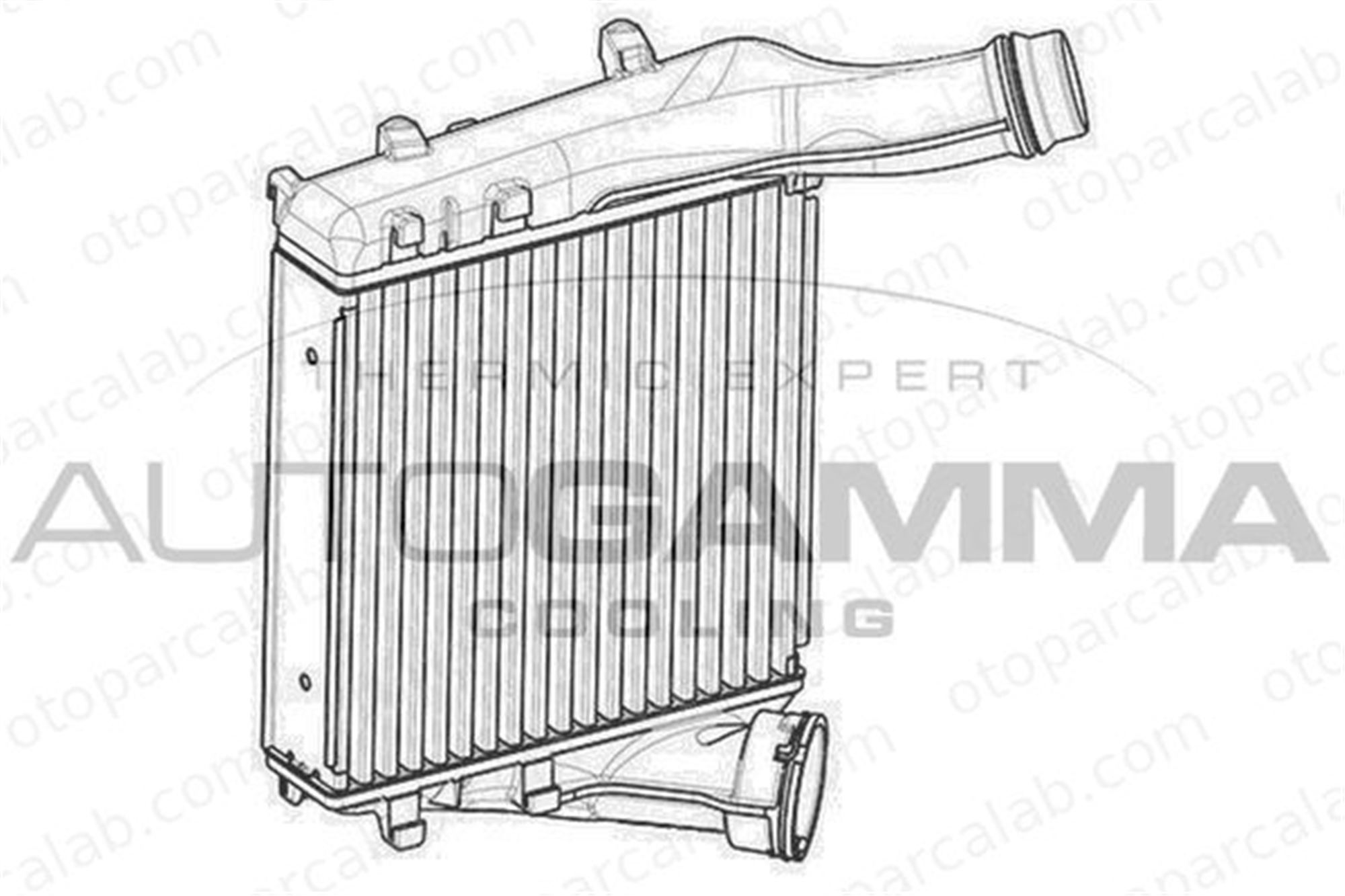 DENSO DIT28019 Turbo Radyatörü PORSCHE CAYENNE DIT28019 7P5145803A