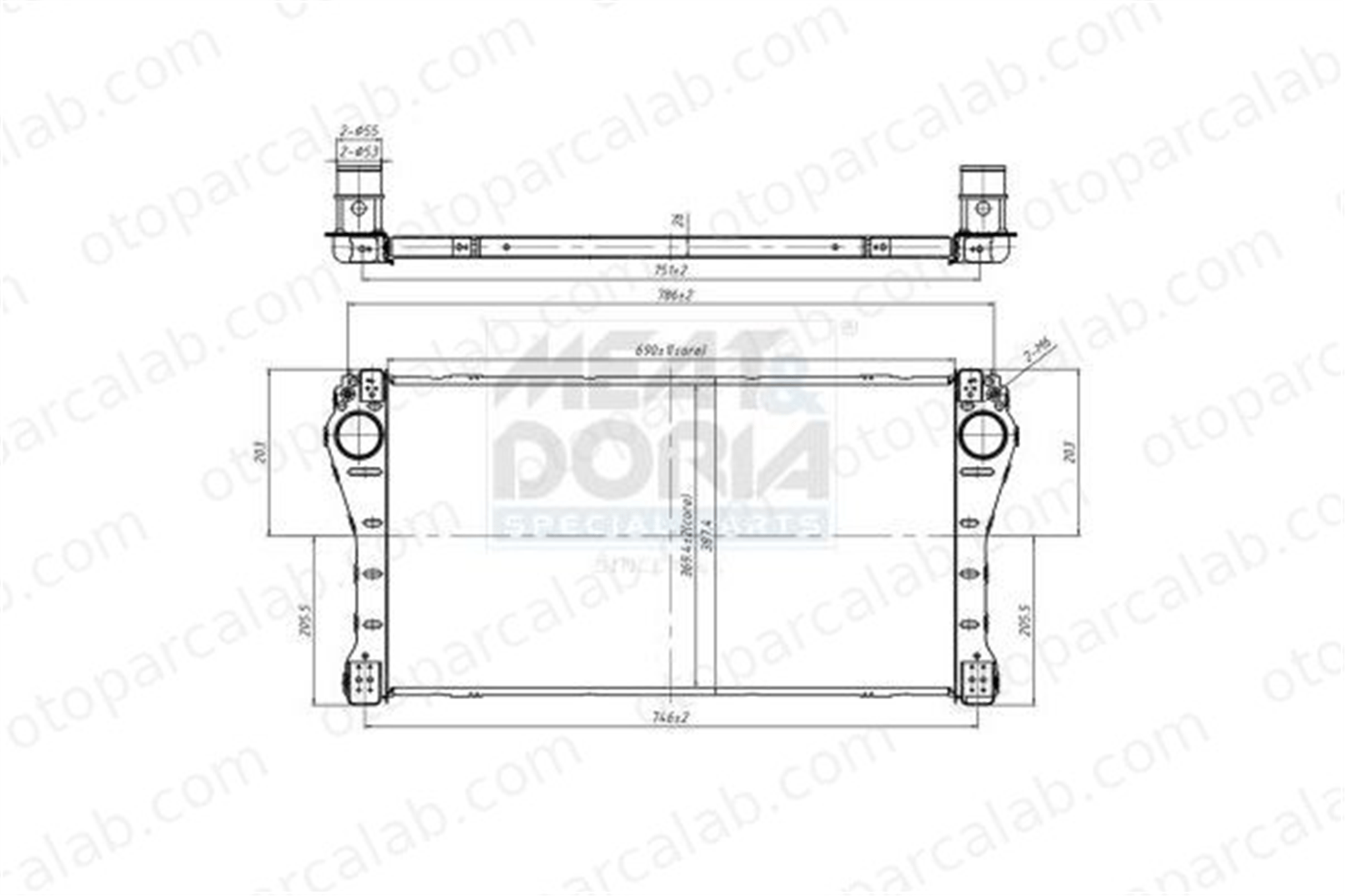 DENSO DIT50006 Turbo Radyatörü TOYOTA AVENSIS Sedan AVENSIS Station wagon DIT50006 179400R030