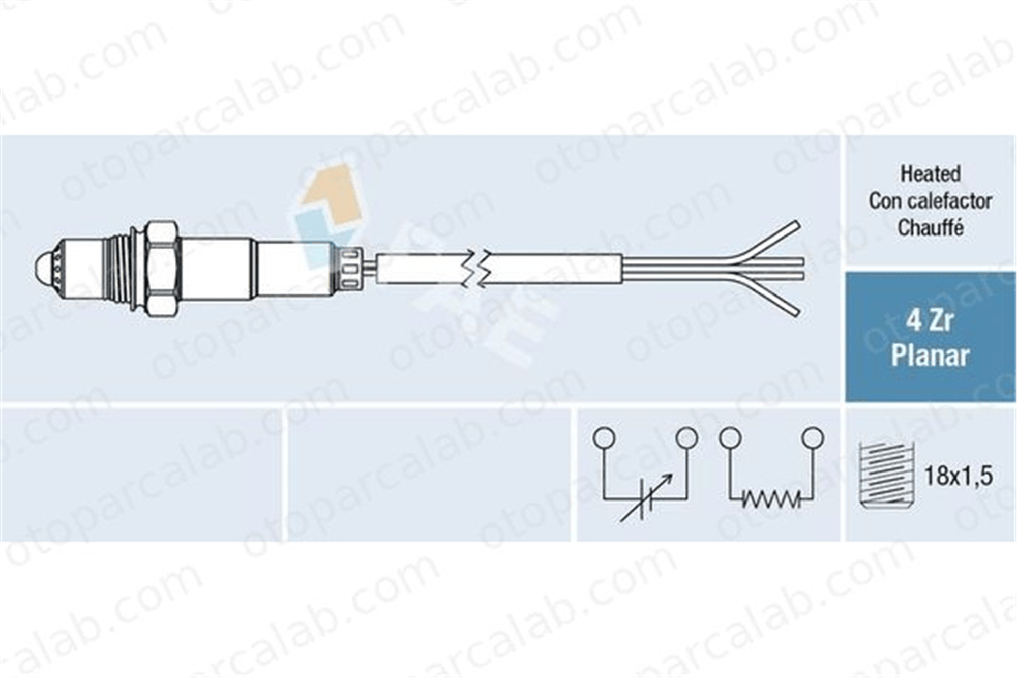 DENSO DOX-0551 Oksijen (Lambda) Sensörü TOYOTA CAMRY MR2 II 8946547050 8946587113