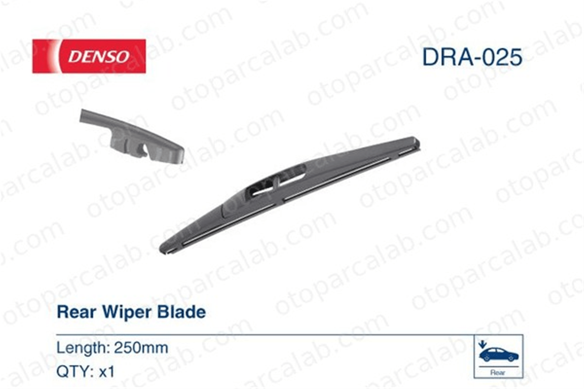 DENSO DRA-025 Silecek Süpürgesi Arka 250 mm - 10 inç MITSUBISHI ASX SUZUKI SX4 3834063J00 1607676680