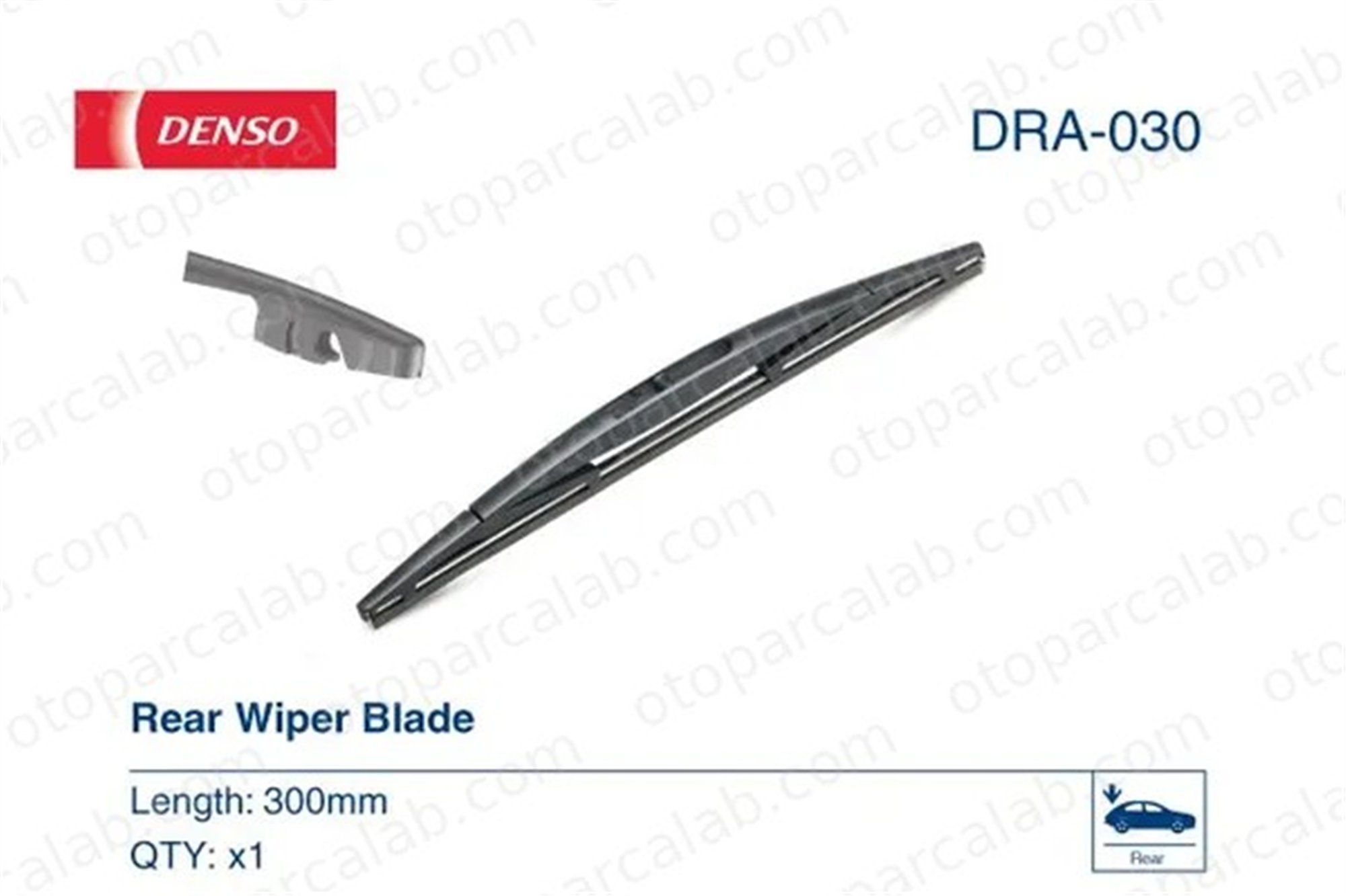 DENSO DRA-030 Silecek Süpürgesi Arka 300 mm - 12 inç BMW 1 2 Active Tourer 61617241986 61627294429
